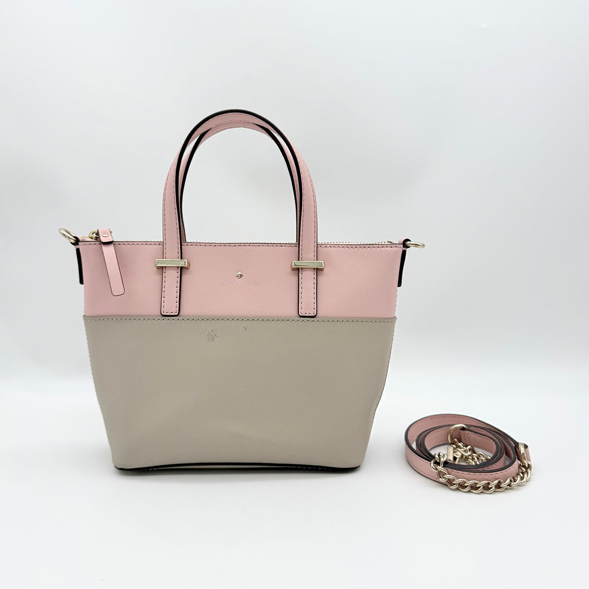 Kate Spade New York 2Way Bicolour Handbag Pink/Beige
