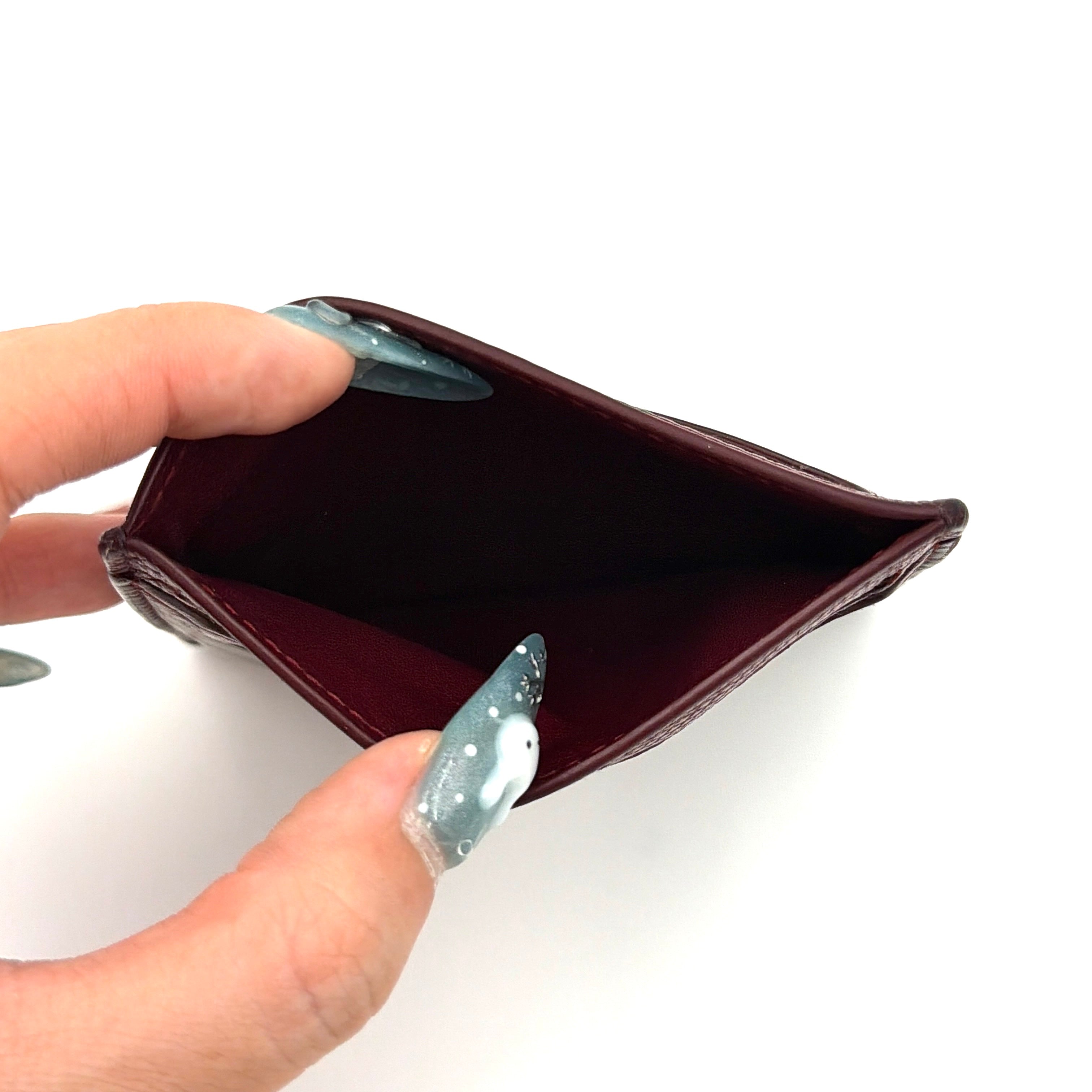 Bottega Veneta Marcopolo Card Holder Burgundy