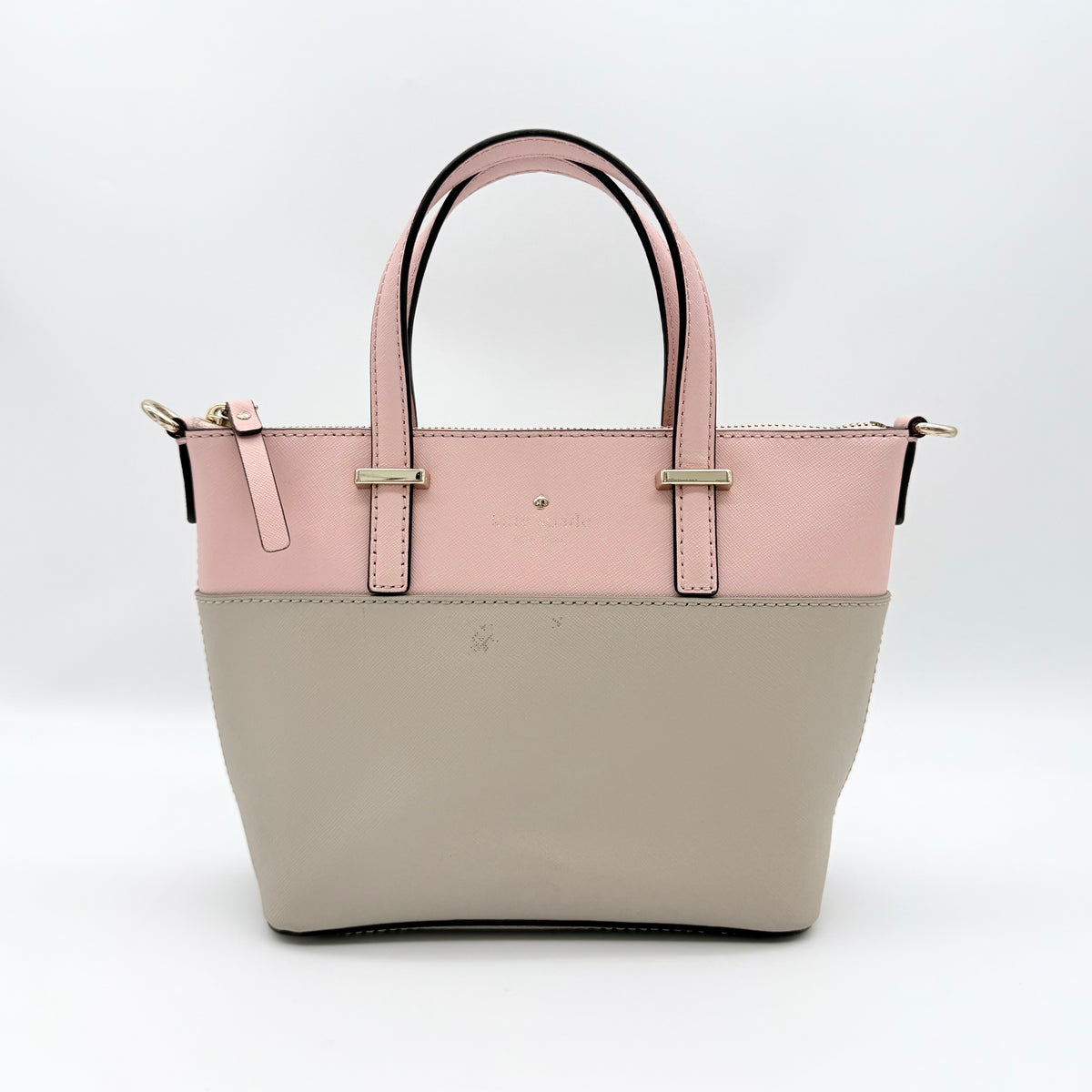 Kate Spade New York 2Way Bicolour Handbag Pink/Beige