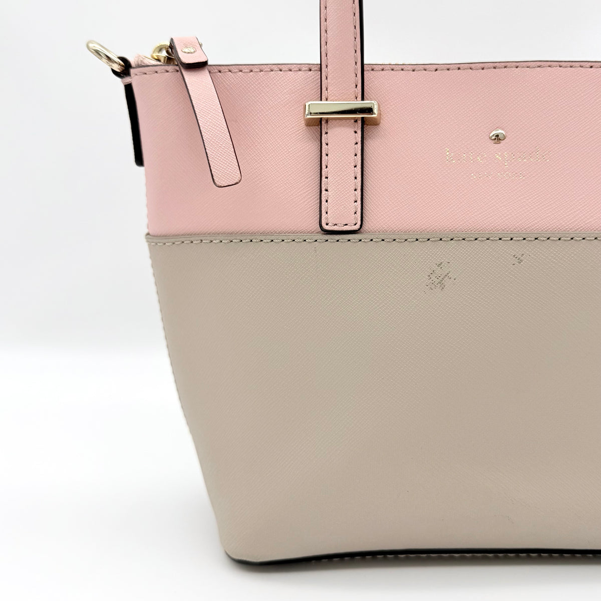 Kate Spade New York 2Way Bicolour Handbag Pink/Beige