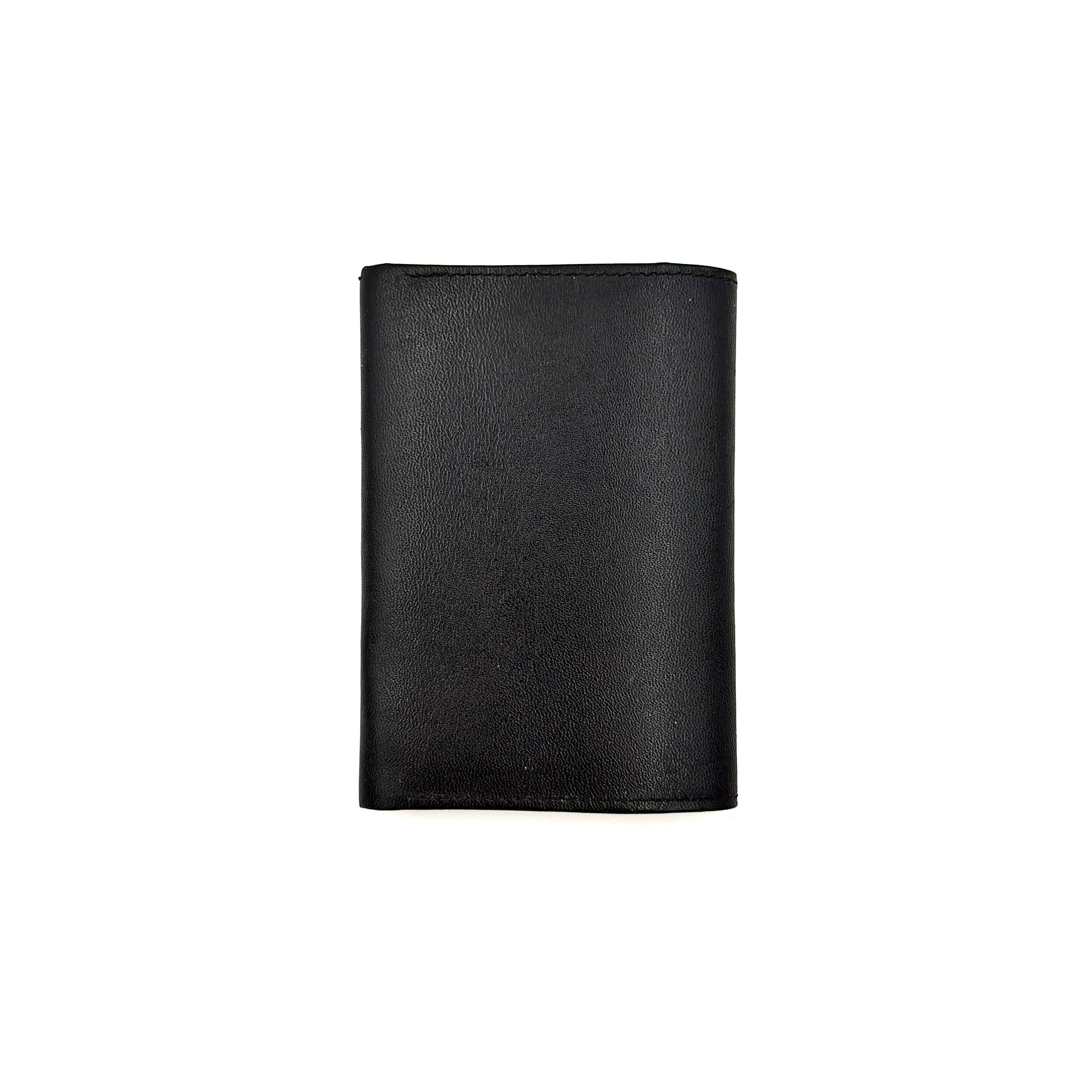 Saint Laurent Tiny Cassandre Credit Card Wallet Black
