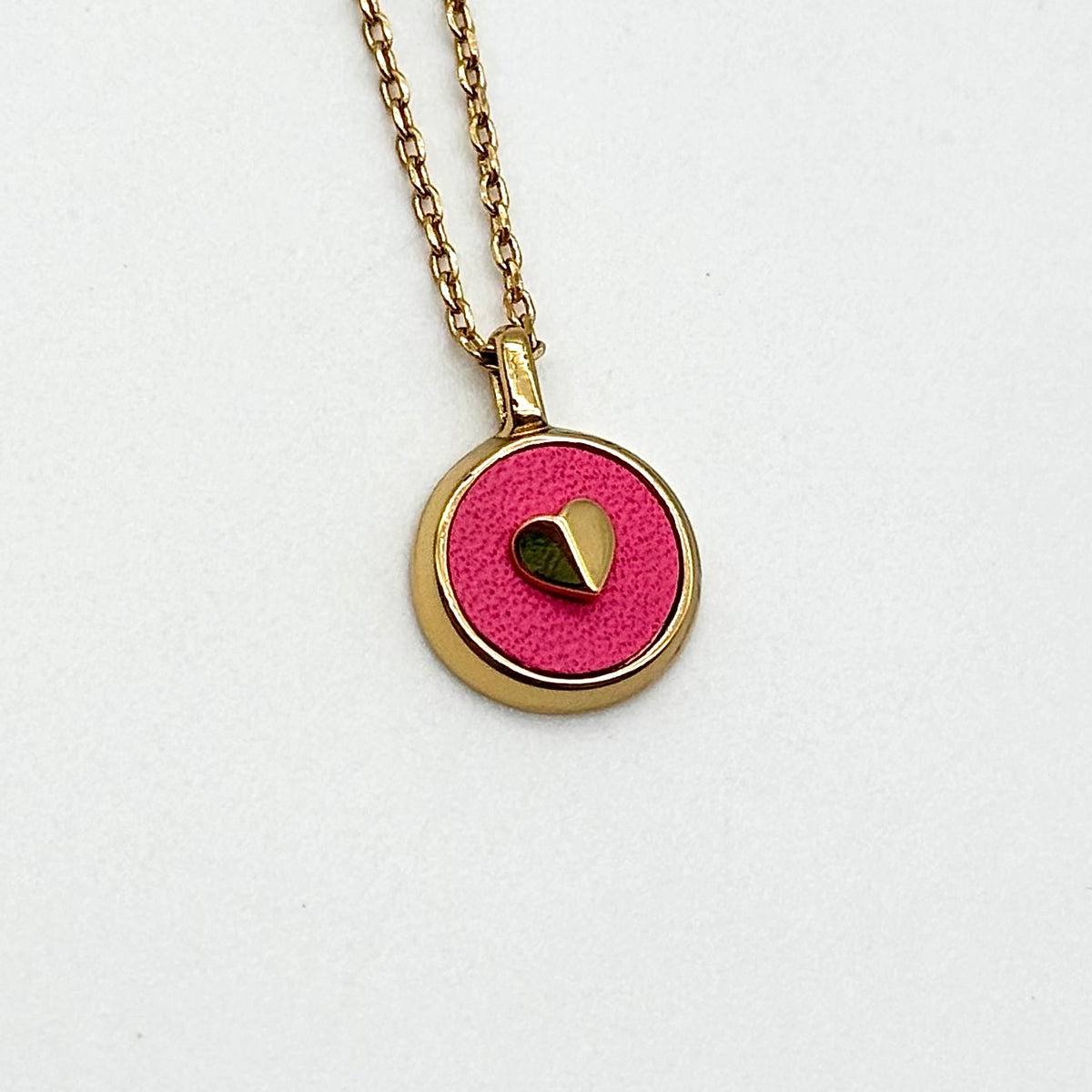 Kate Spade New York Heartful Pendant Necklace Gold/Pink
