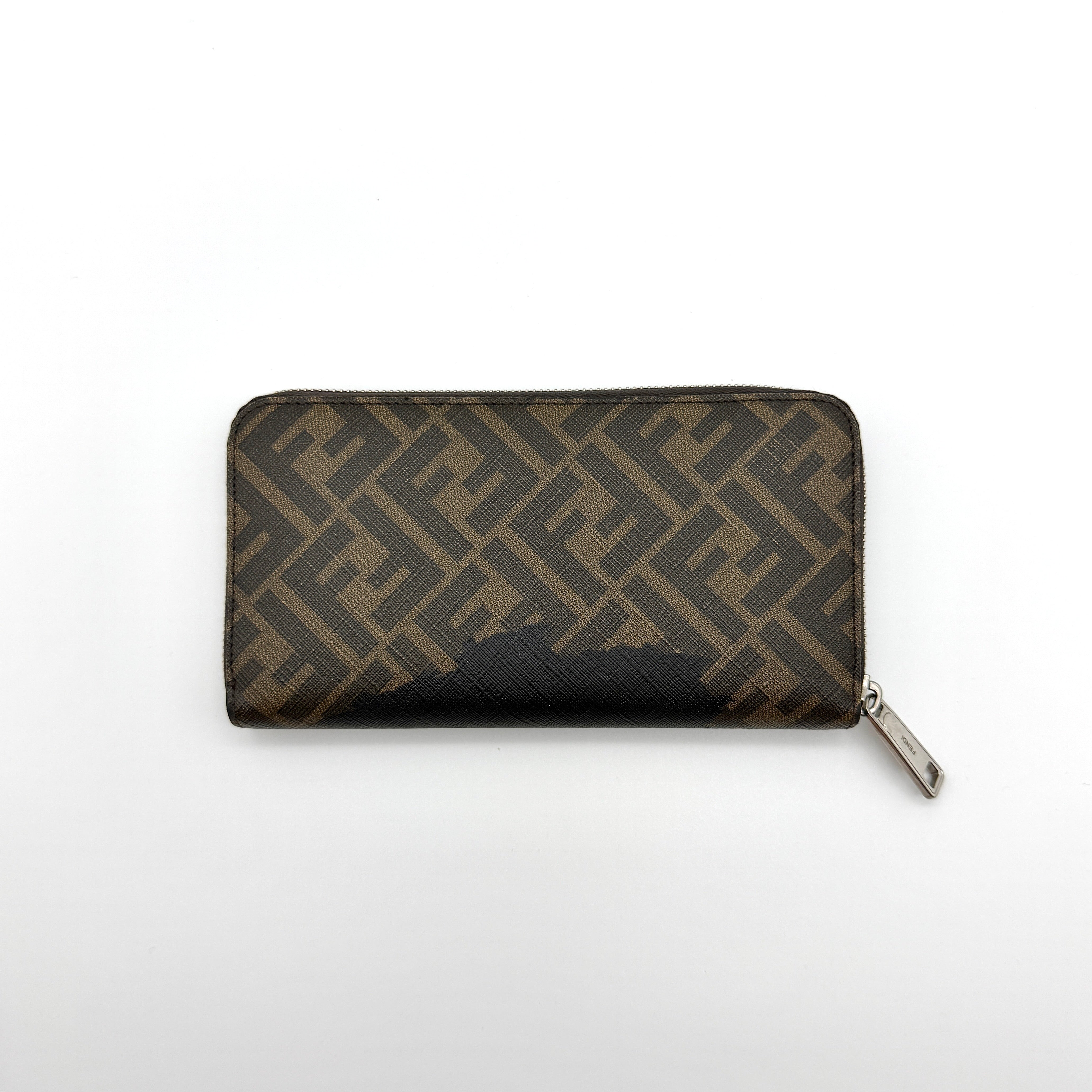 Fendi FF Zucca Logo Long Wallet