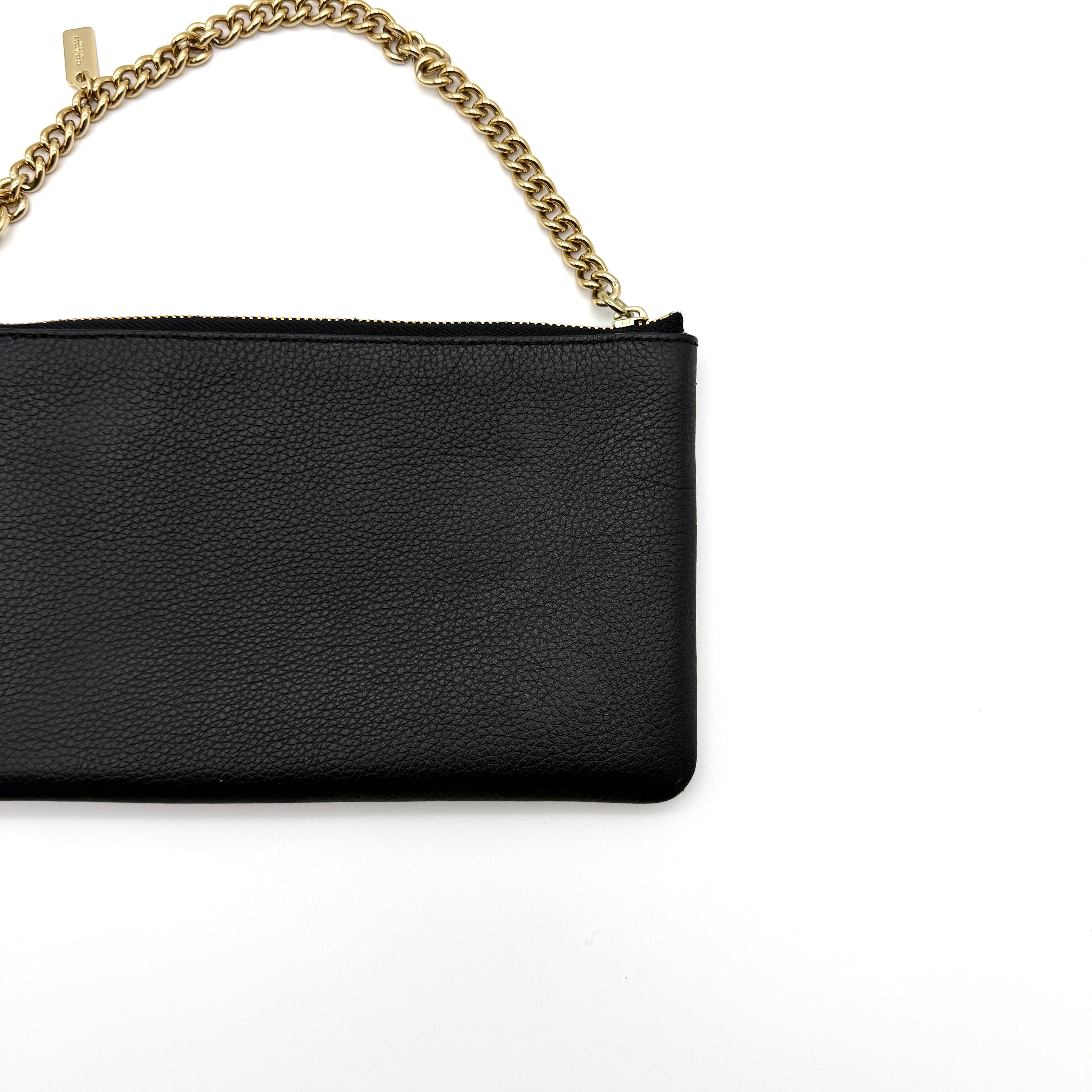 Coach Pebble Nolita 19 Shoulder Bag Black