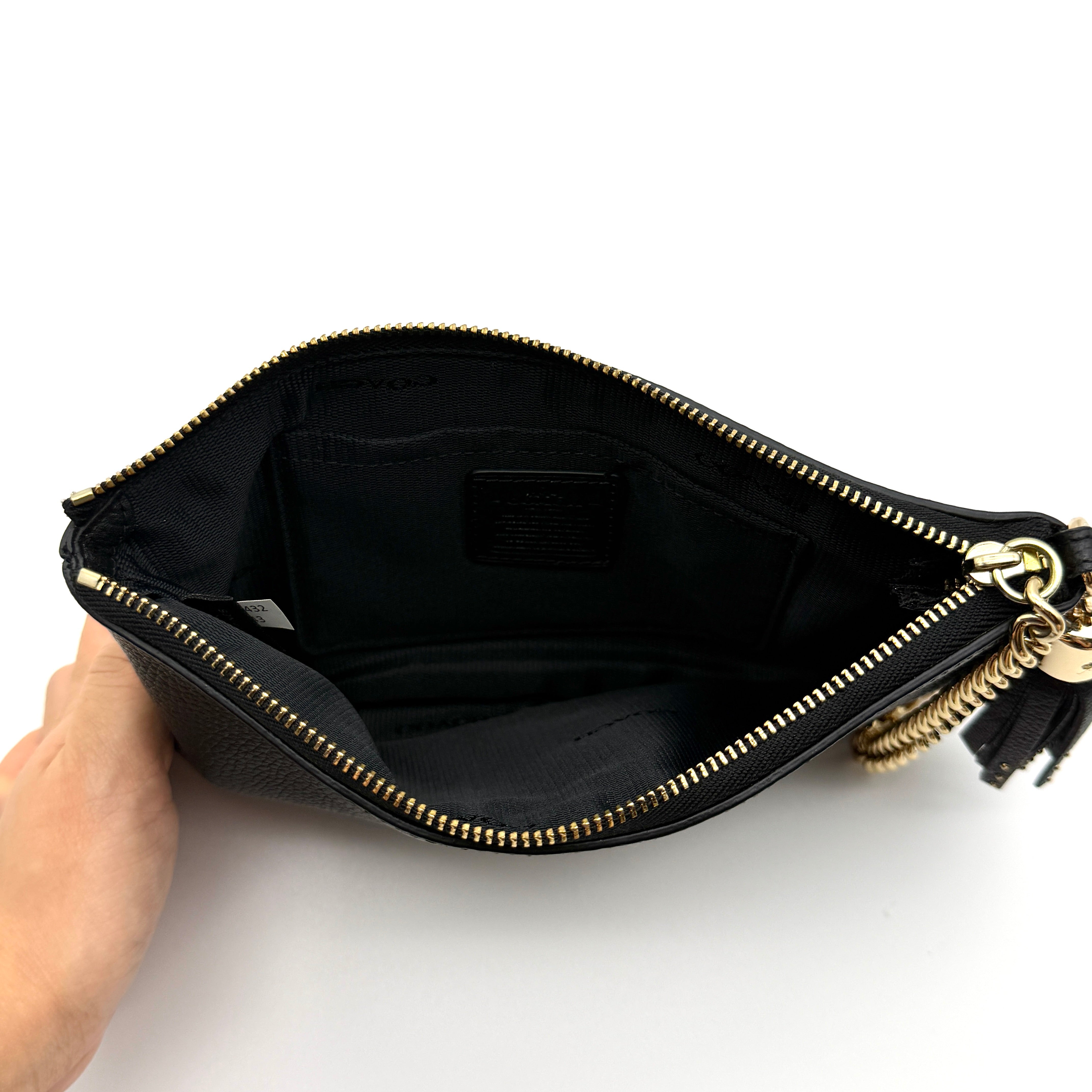 Coach Pebble Nolita 19 Shoulder Bag Black