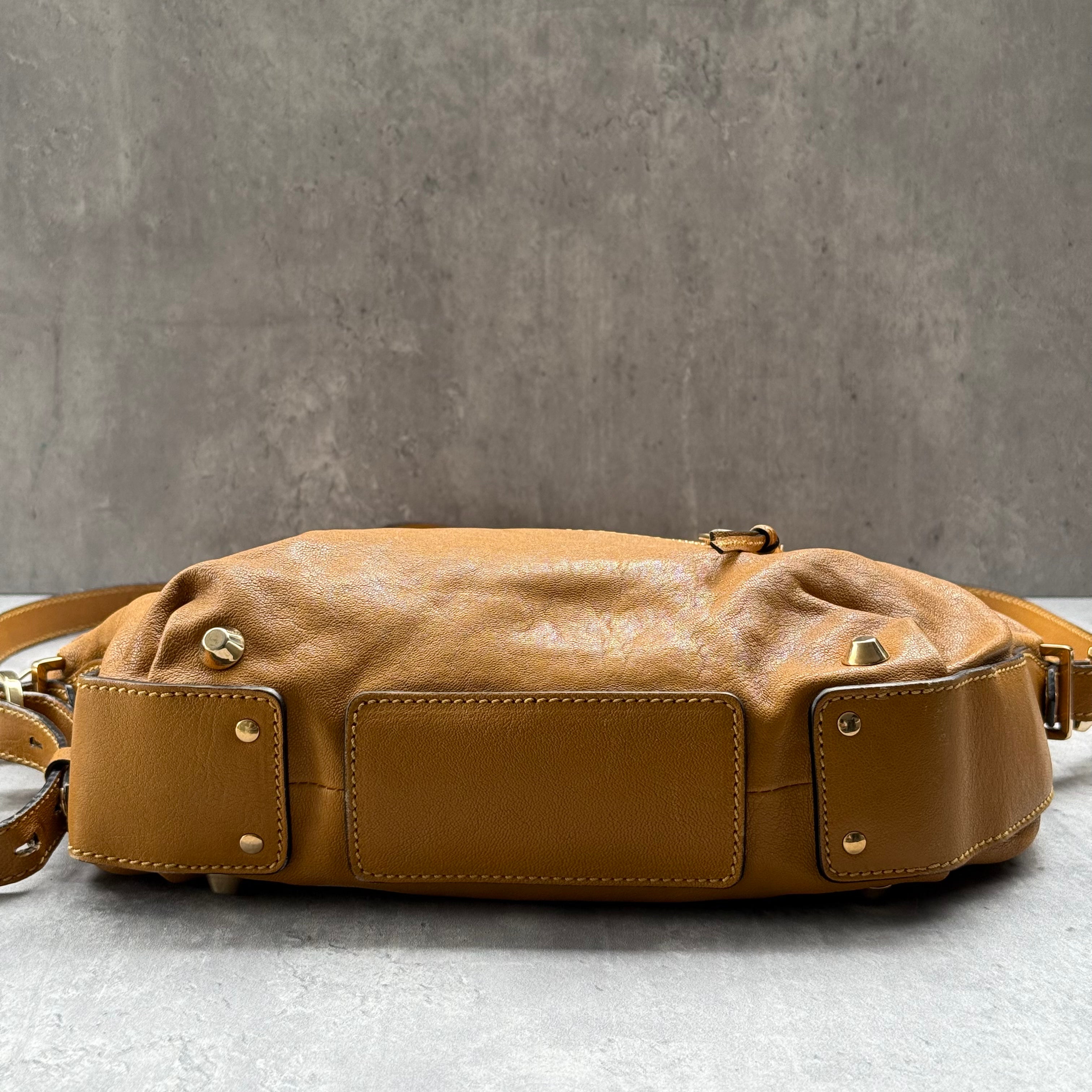 Chloe 2Way Angie Hobo ShoulderBag Brown