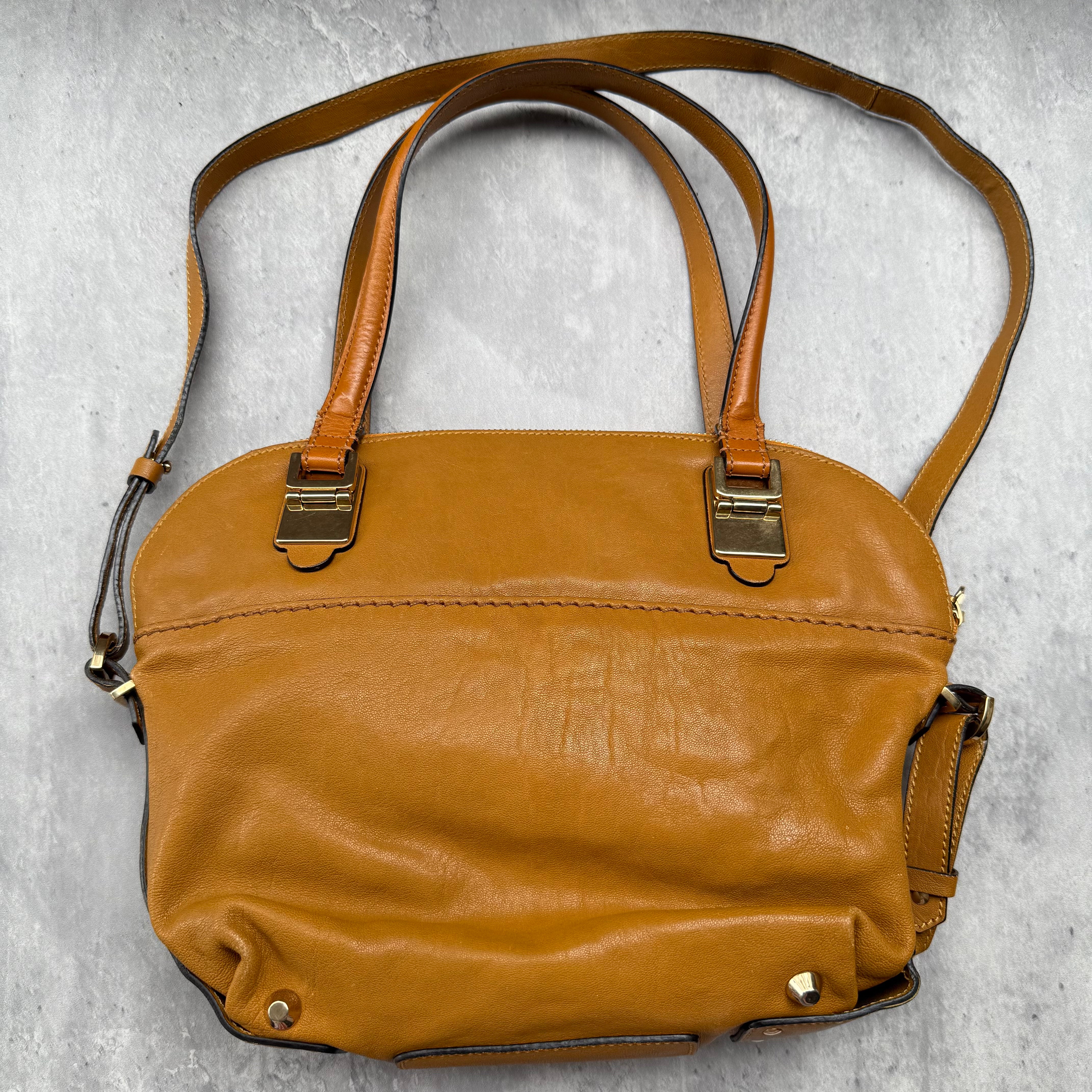 Chloe 2Way Angie Hobo ShoulderBag Brown