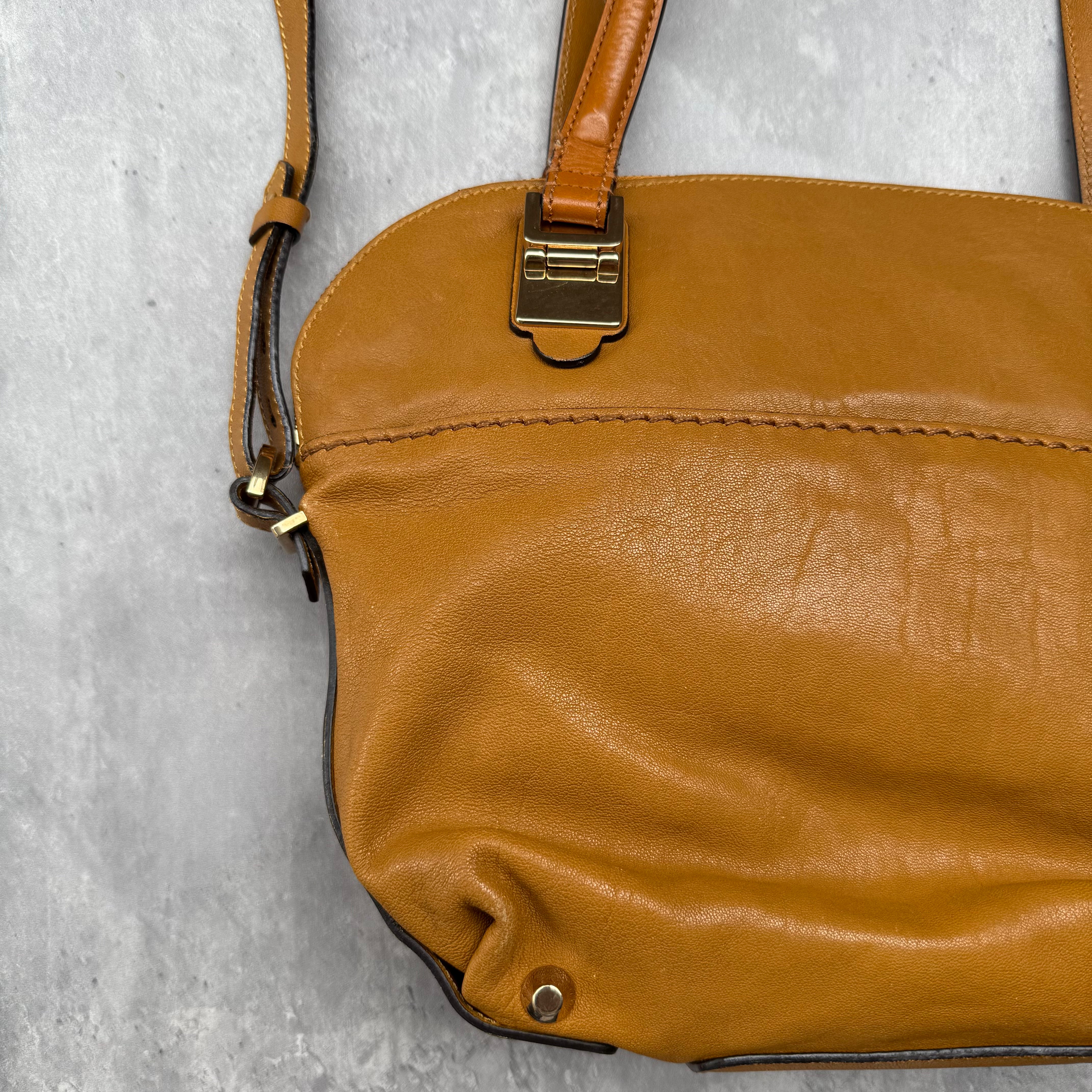 Chloe 2Way Angie Hobo ShoulderBag Brown