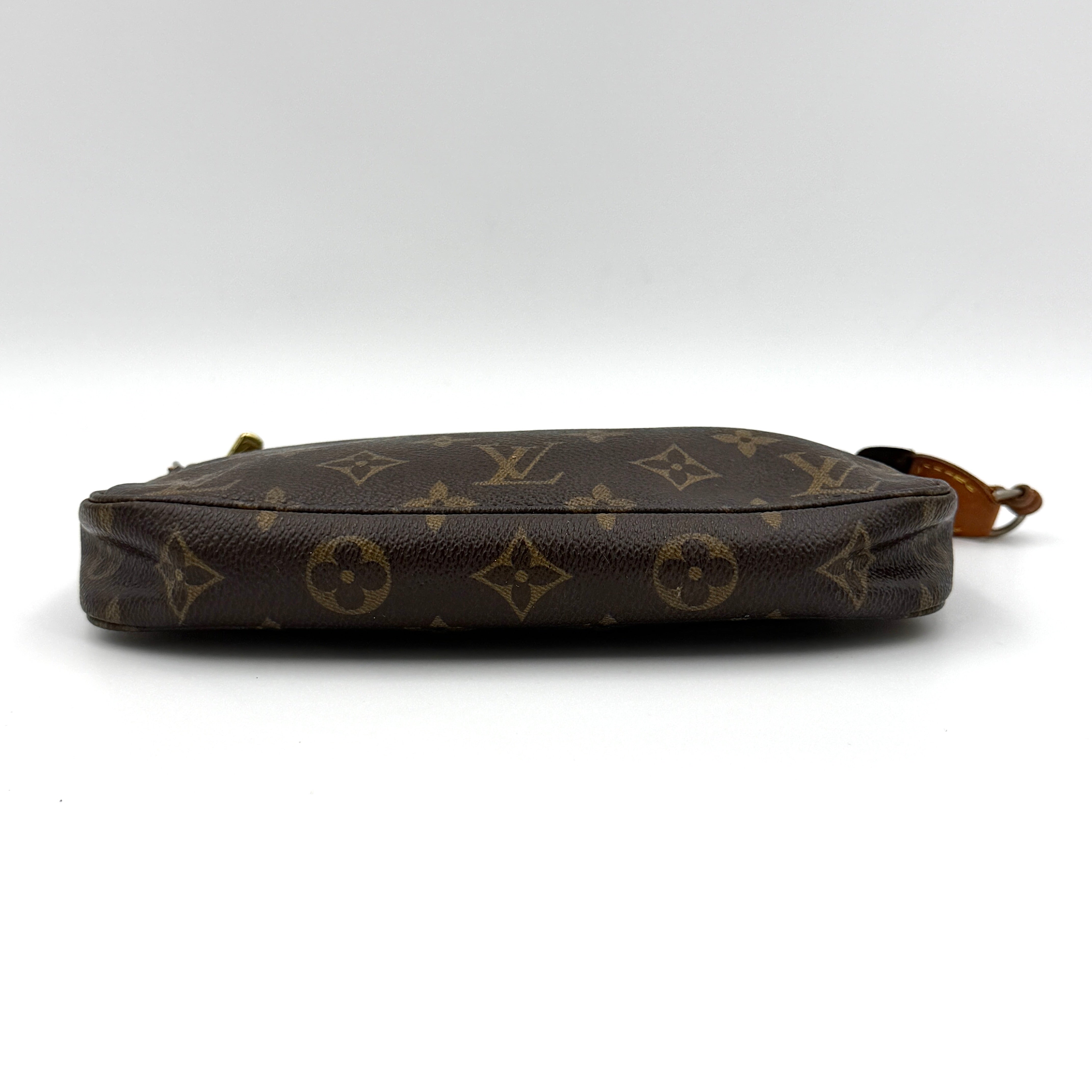 Louis Vuitton Monogram Pochette Bag Brown