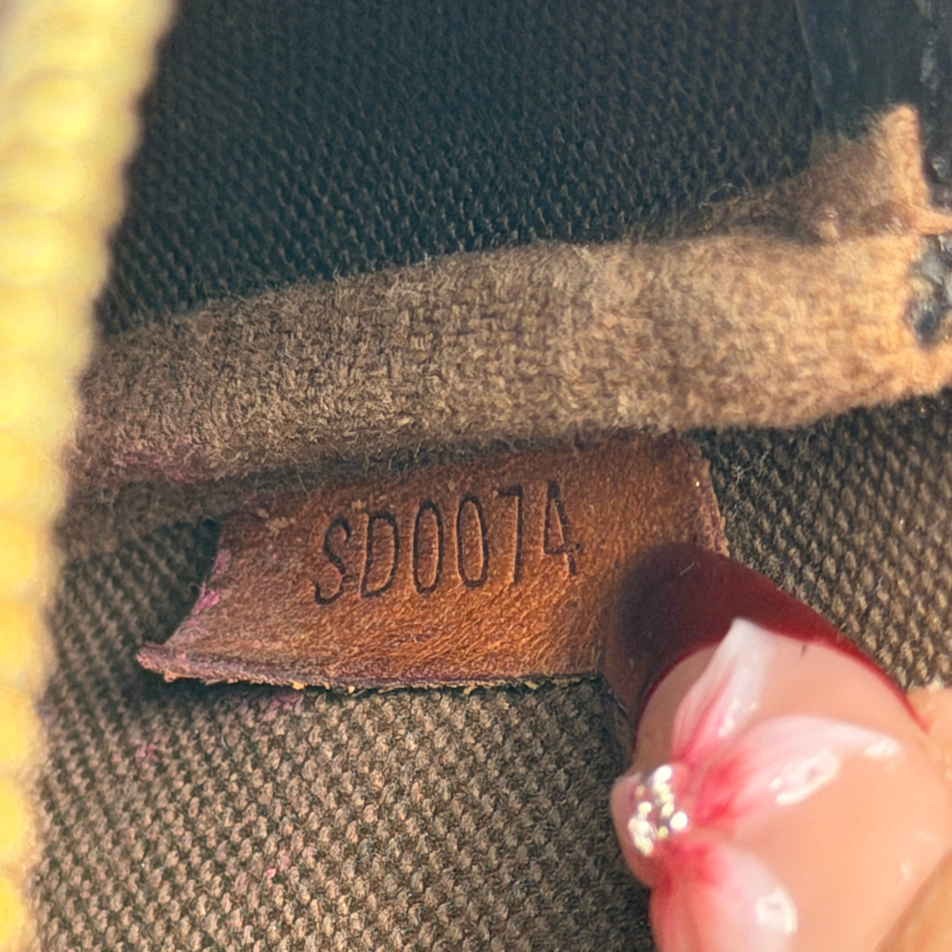 Louis Vuitton Monogram Pochette Bag Brown