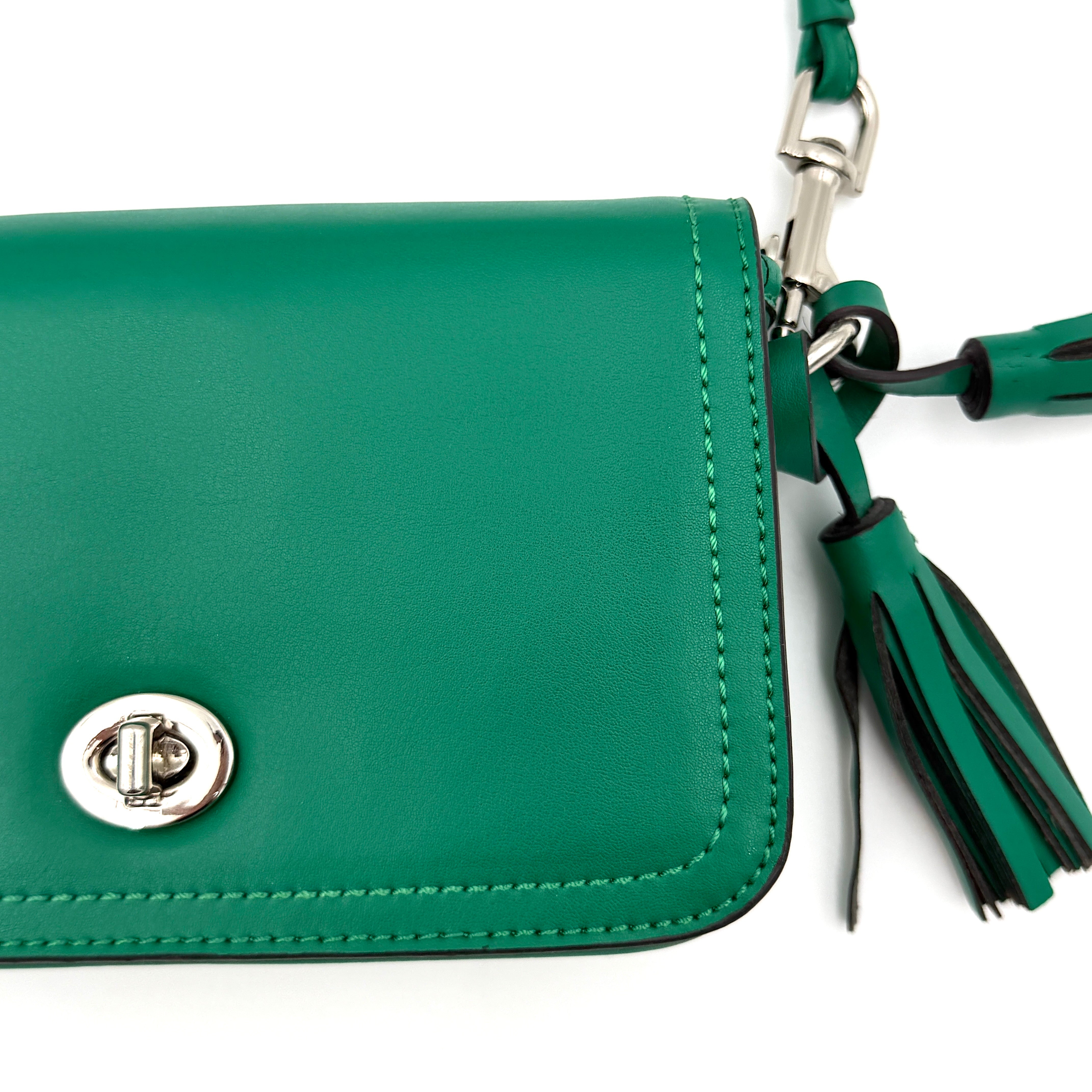 Coach Legacy Penny Crossbody Bag Emerald Green