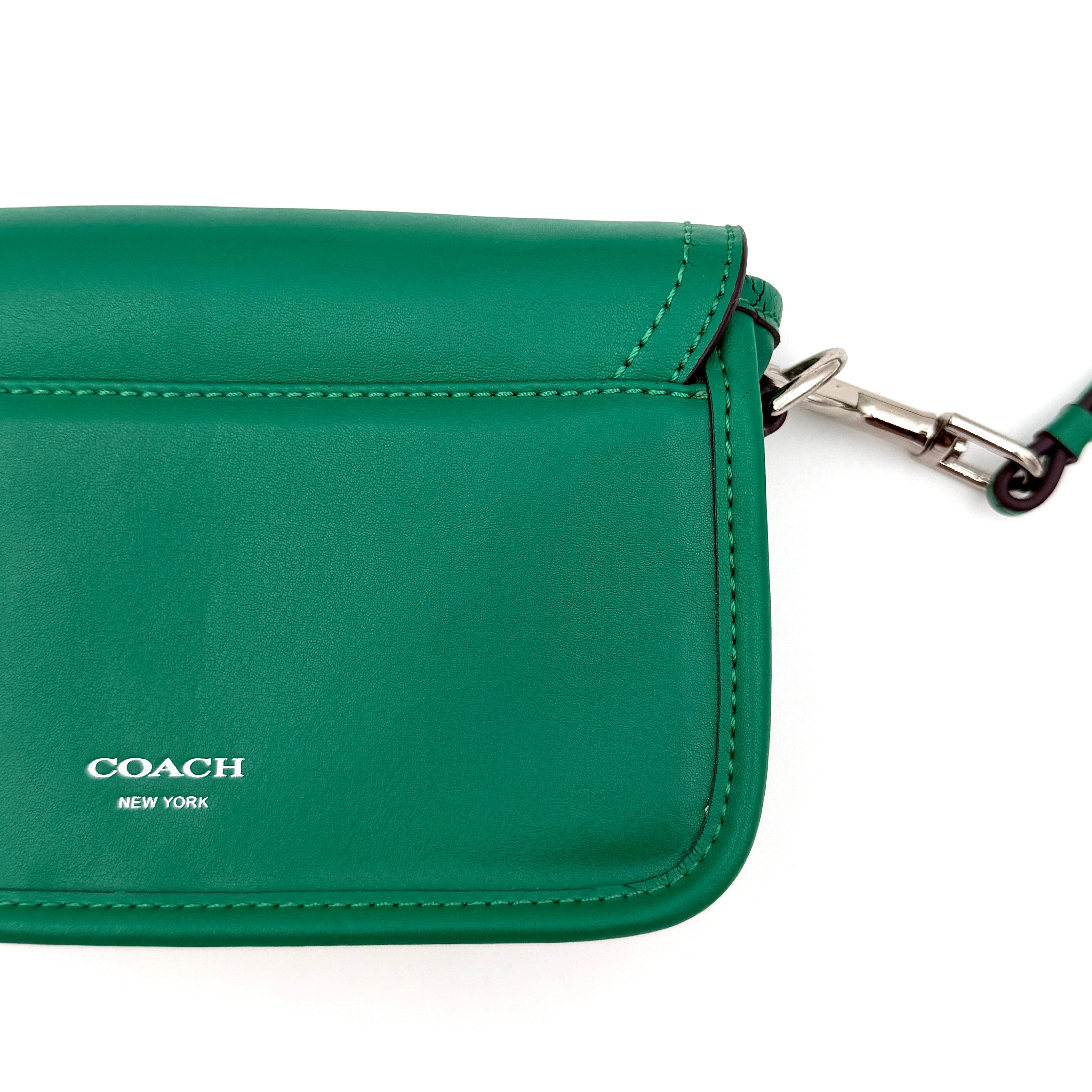 Coach Legacy Penny Crossbody Bag Emerald Green