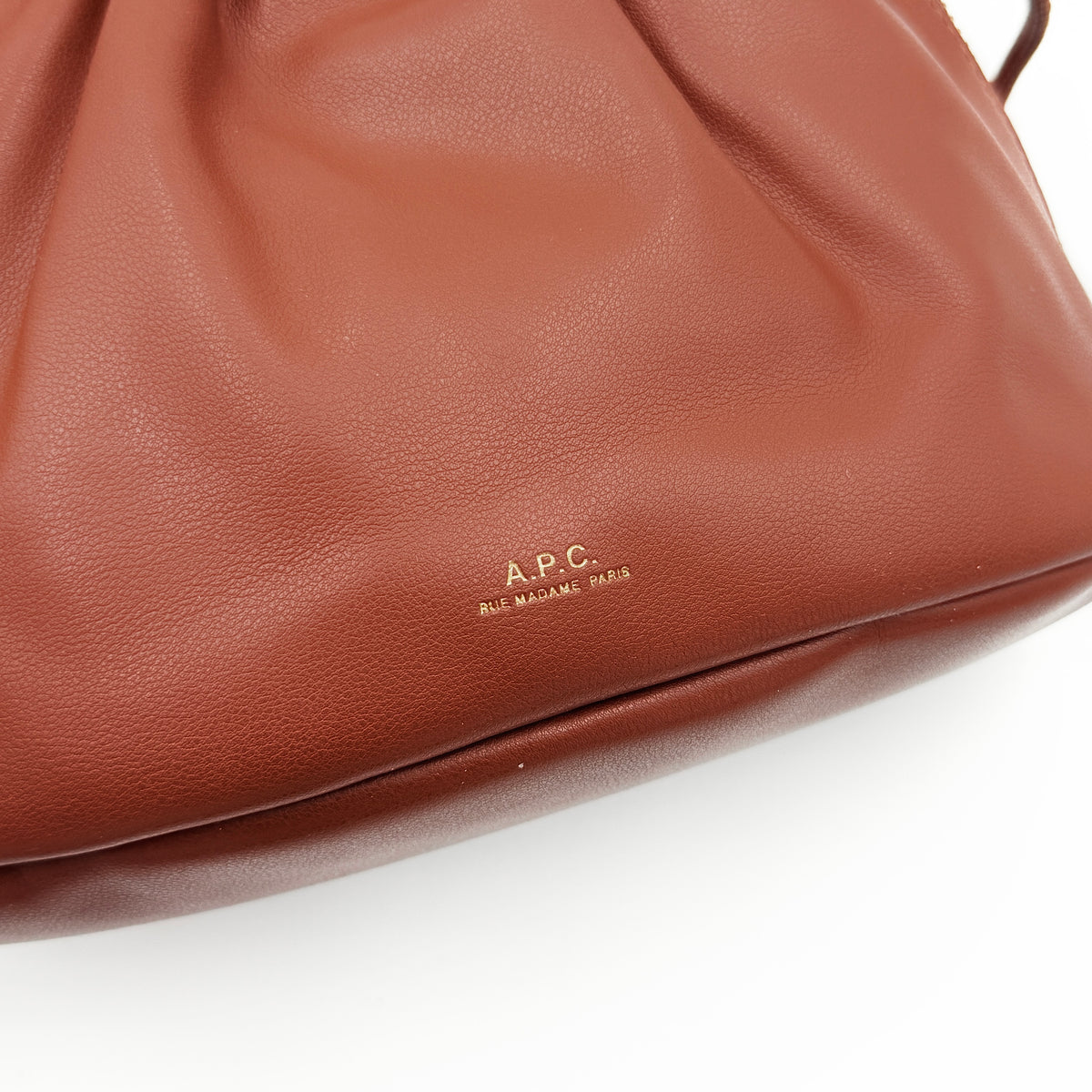 A.P.C. Mini Ninon Shoulder Bag Brown