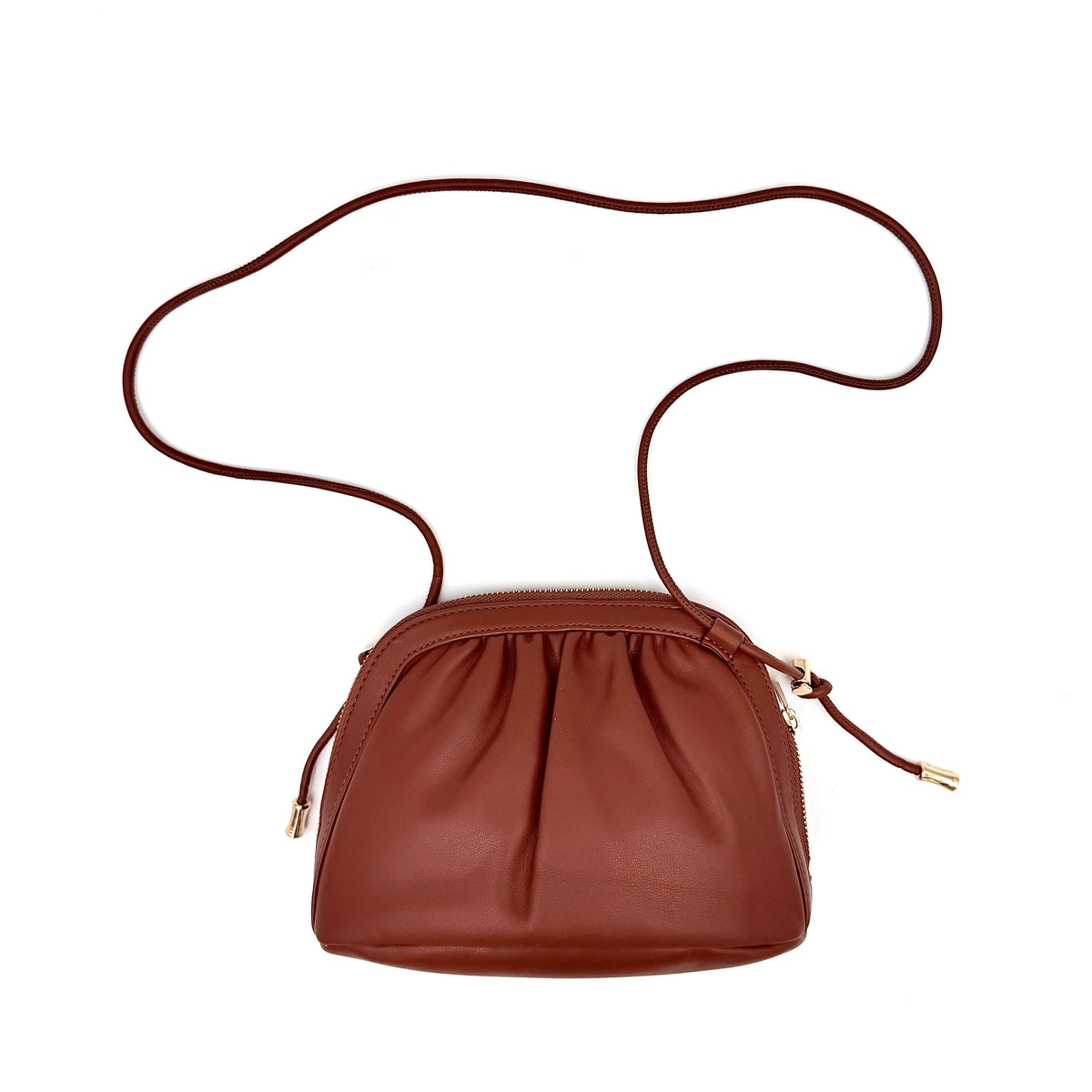 A.P.C. Mini Ninon Shoulder Bag Brown
