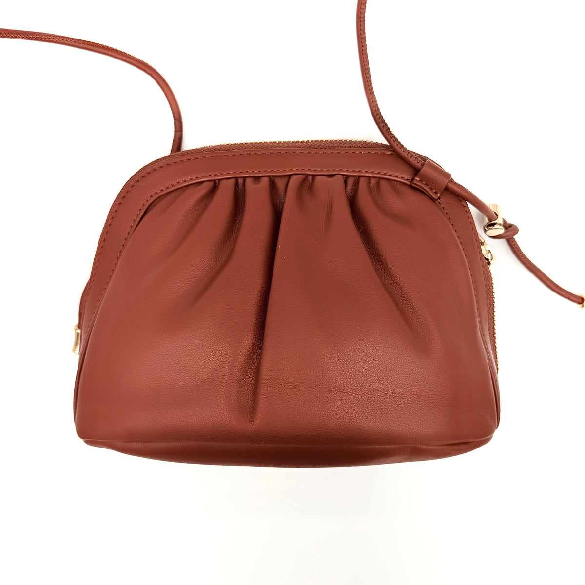 A.P.C. Mini Ninon Shoulder Bag Brown