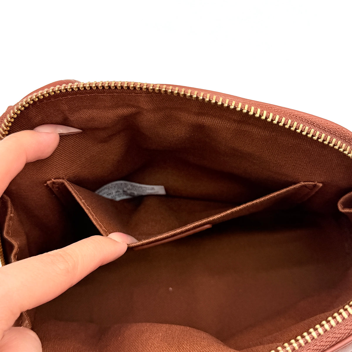 A.P.C. Mini Ninon Shoulder Bag Brown