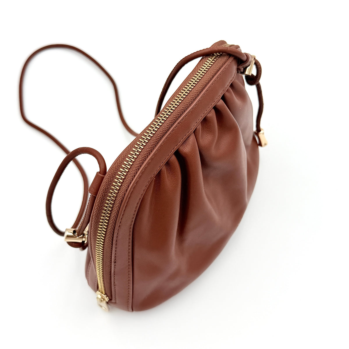 A.P.C. Mini Ninon Shoulder Bag Brown