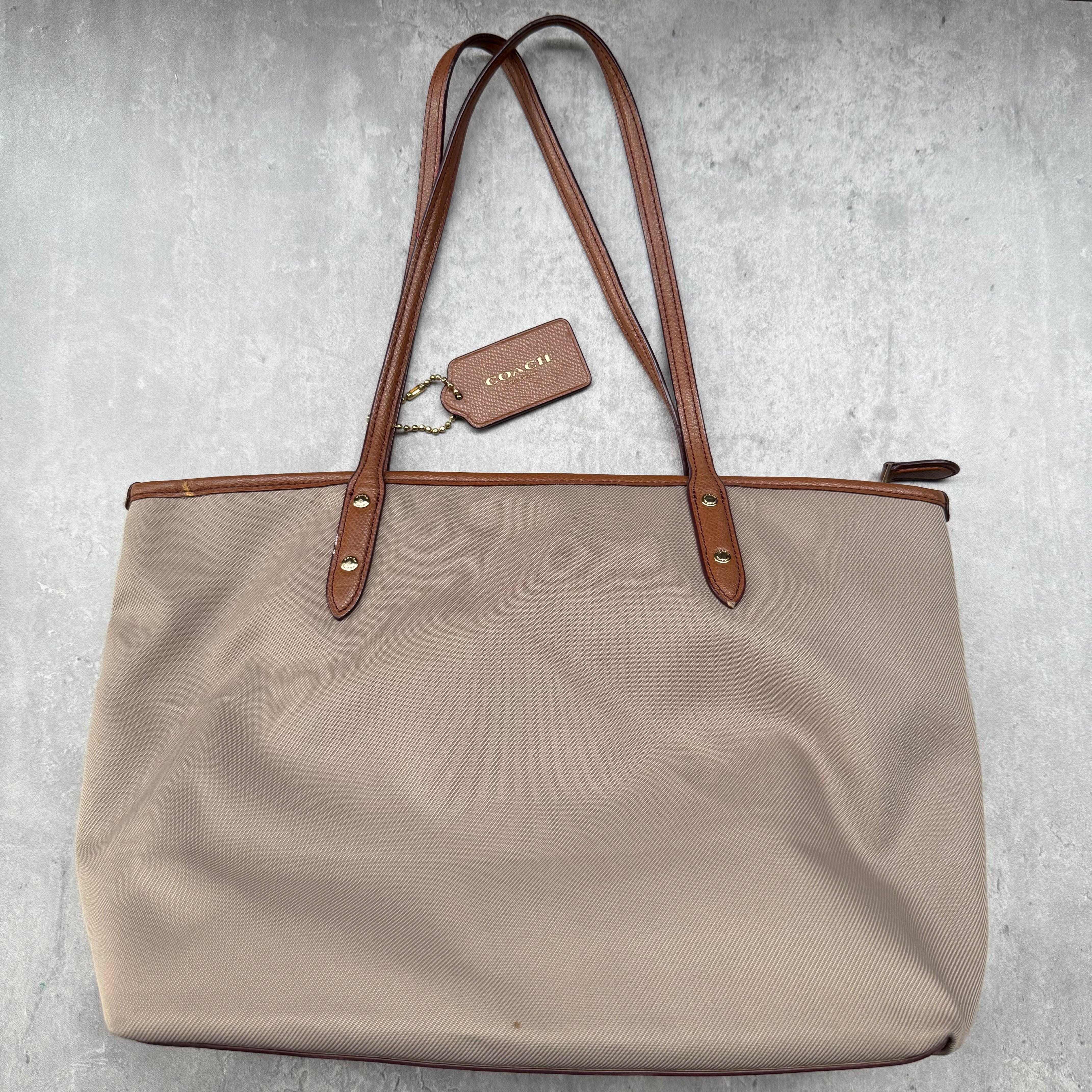 Coach Sawyer Tote Bag Brown