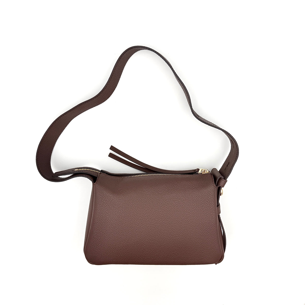 Tory Burch Romy Shoulder Bag Dark Brown
