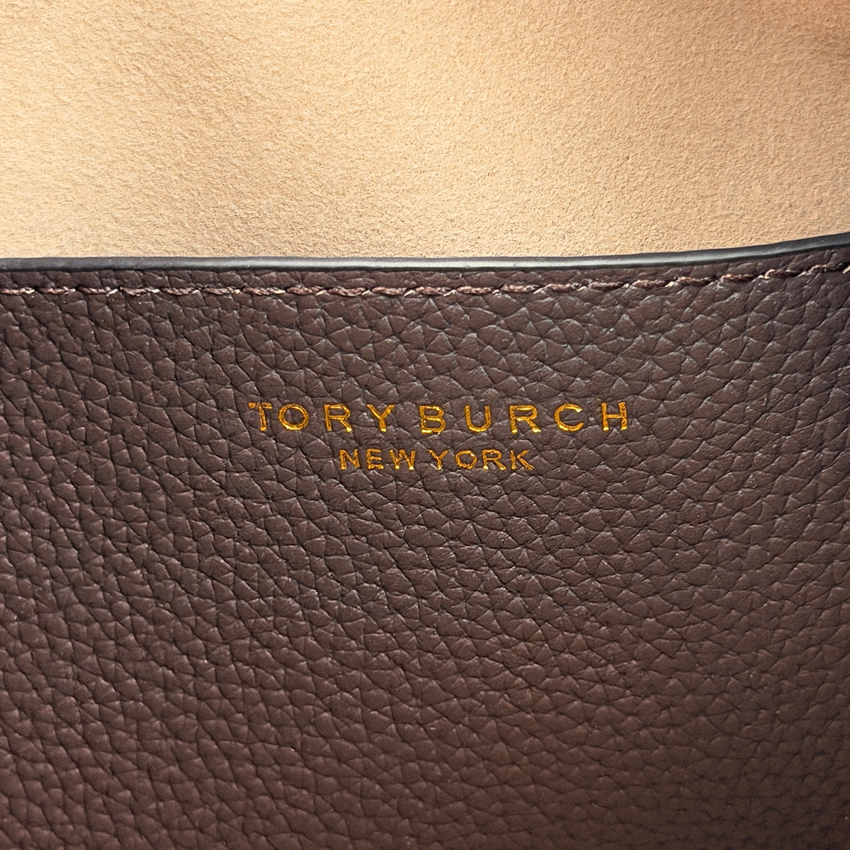 Tory Burch Romy Shoulder Bag Dark Brown