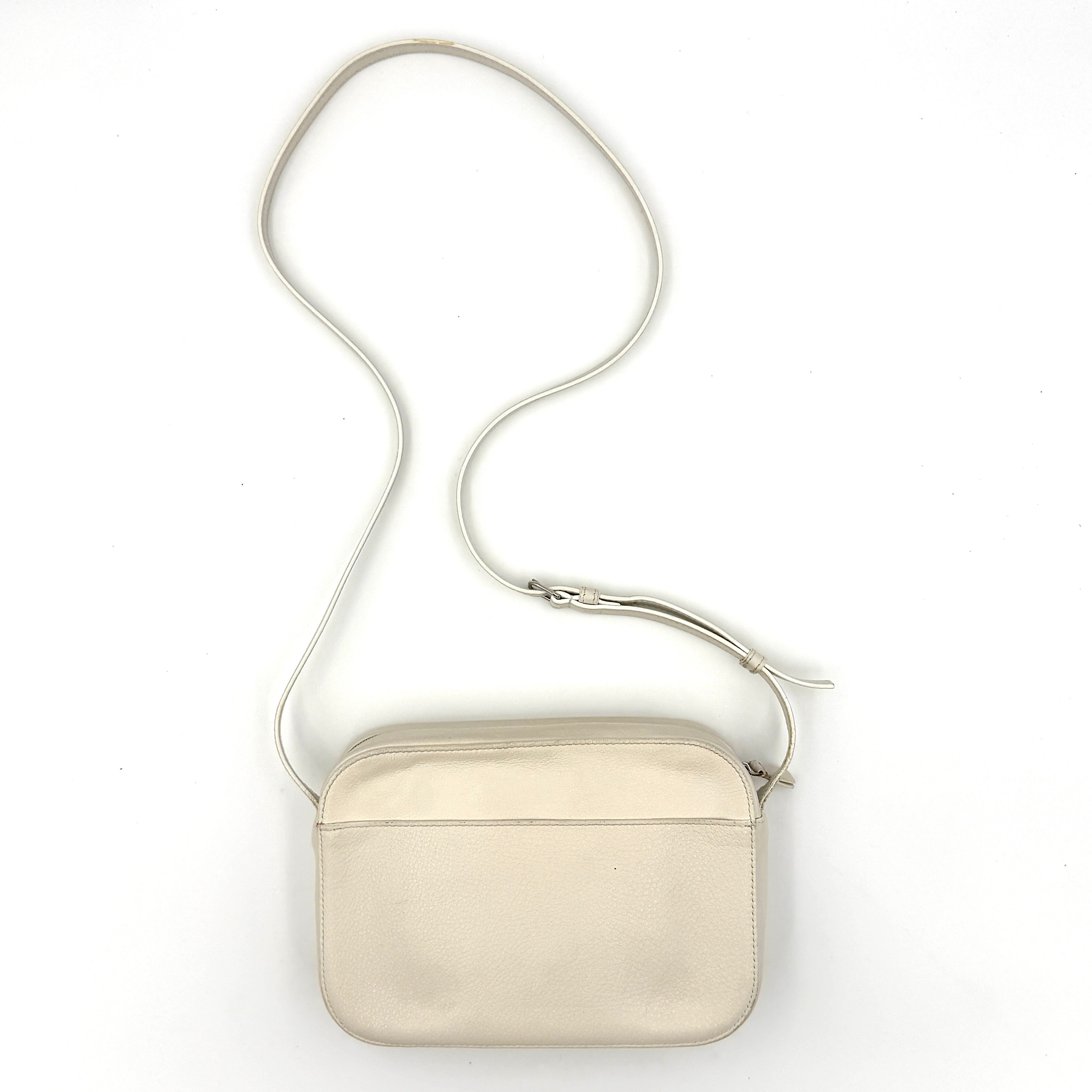 Balenciaga Everyday Camera Crossbody Bag White