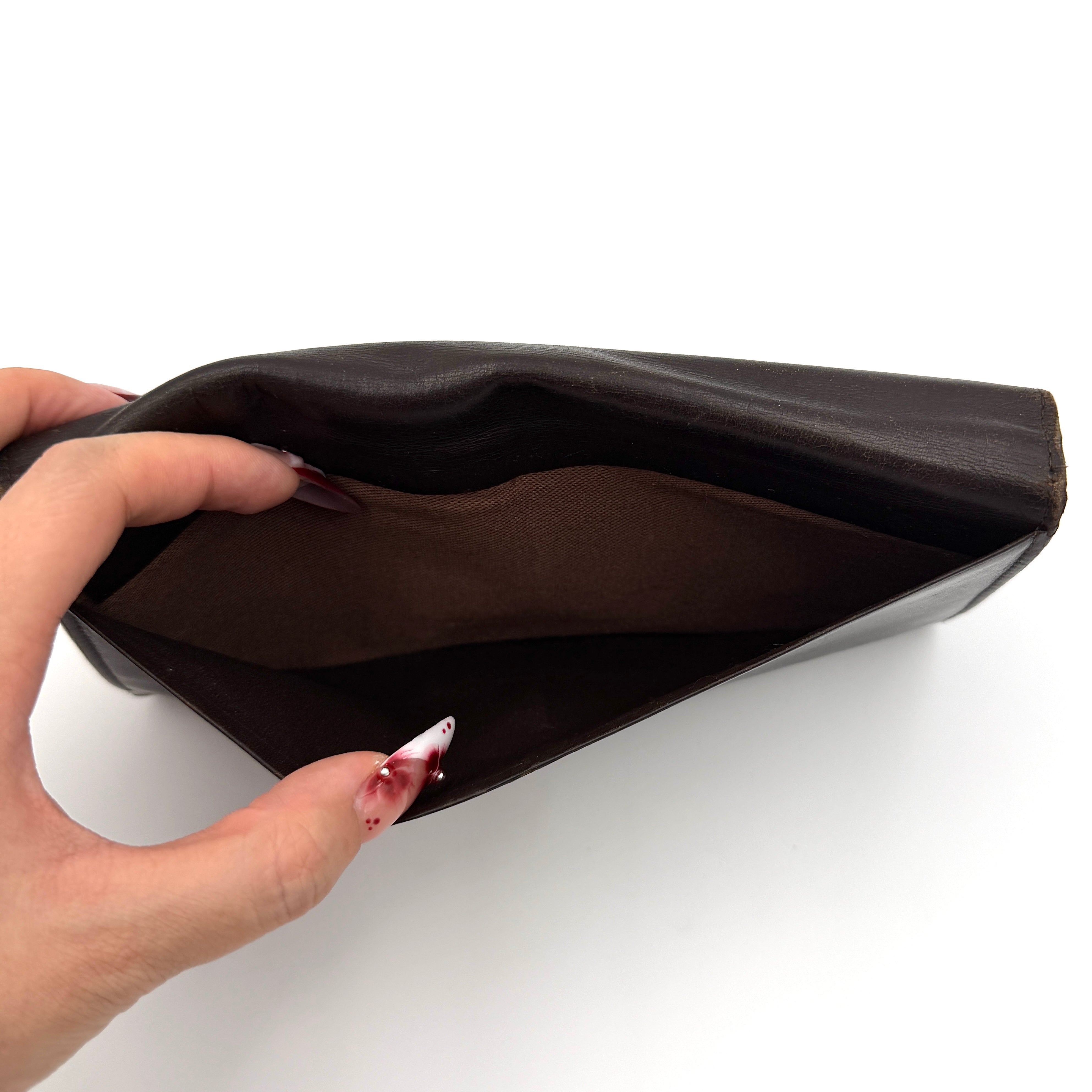 Saint Laurent YSL Paris SLP Long Wallet Black