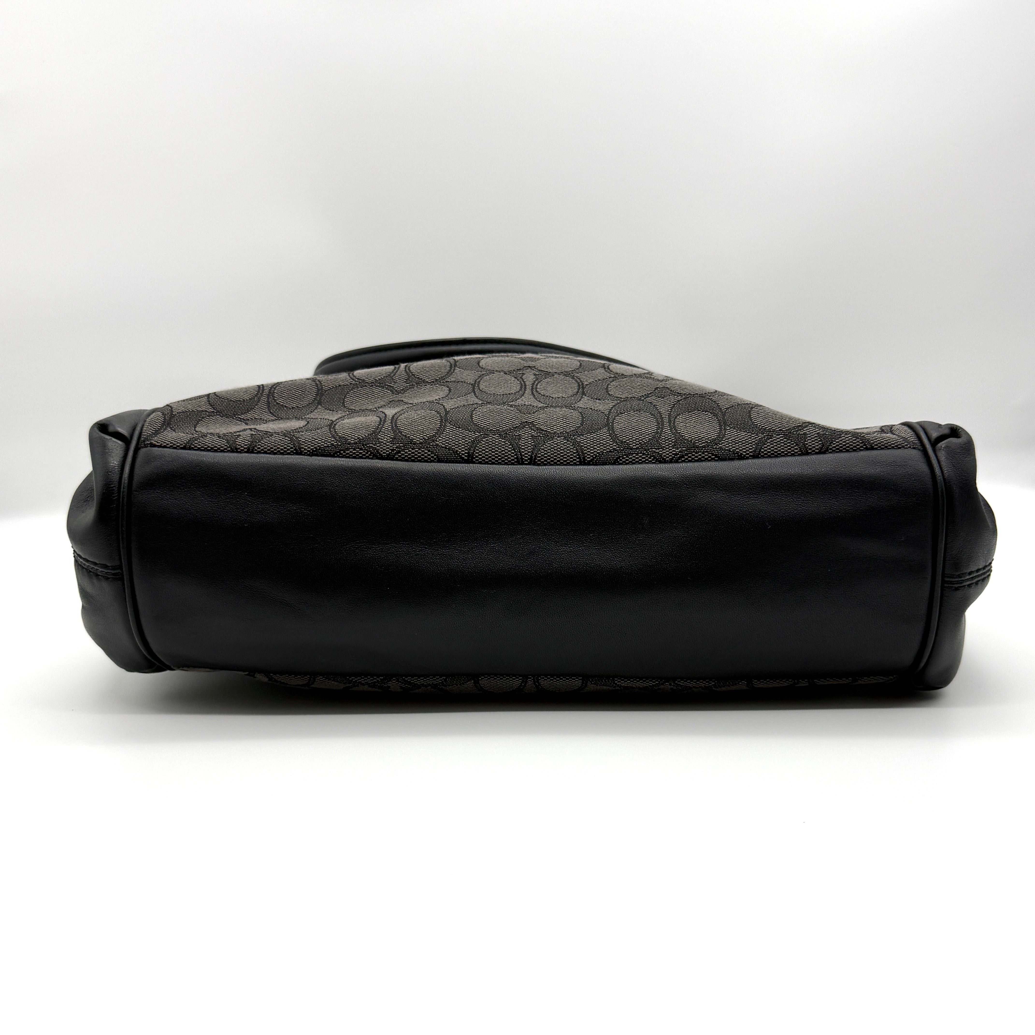 Coach Signature Lexy Shoulder Bag Black