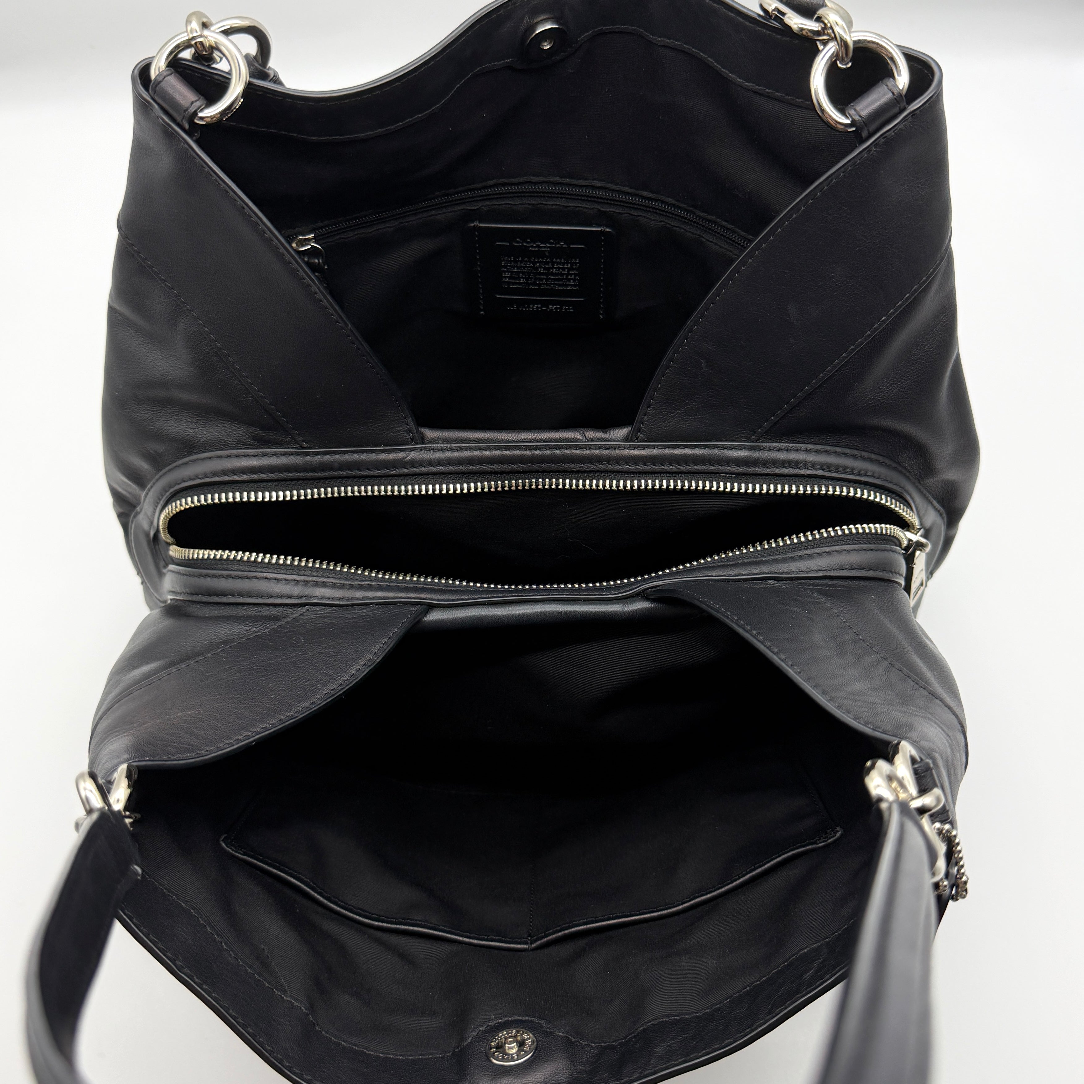 Coach Signature Lexy Shoulder Bag Black
