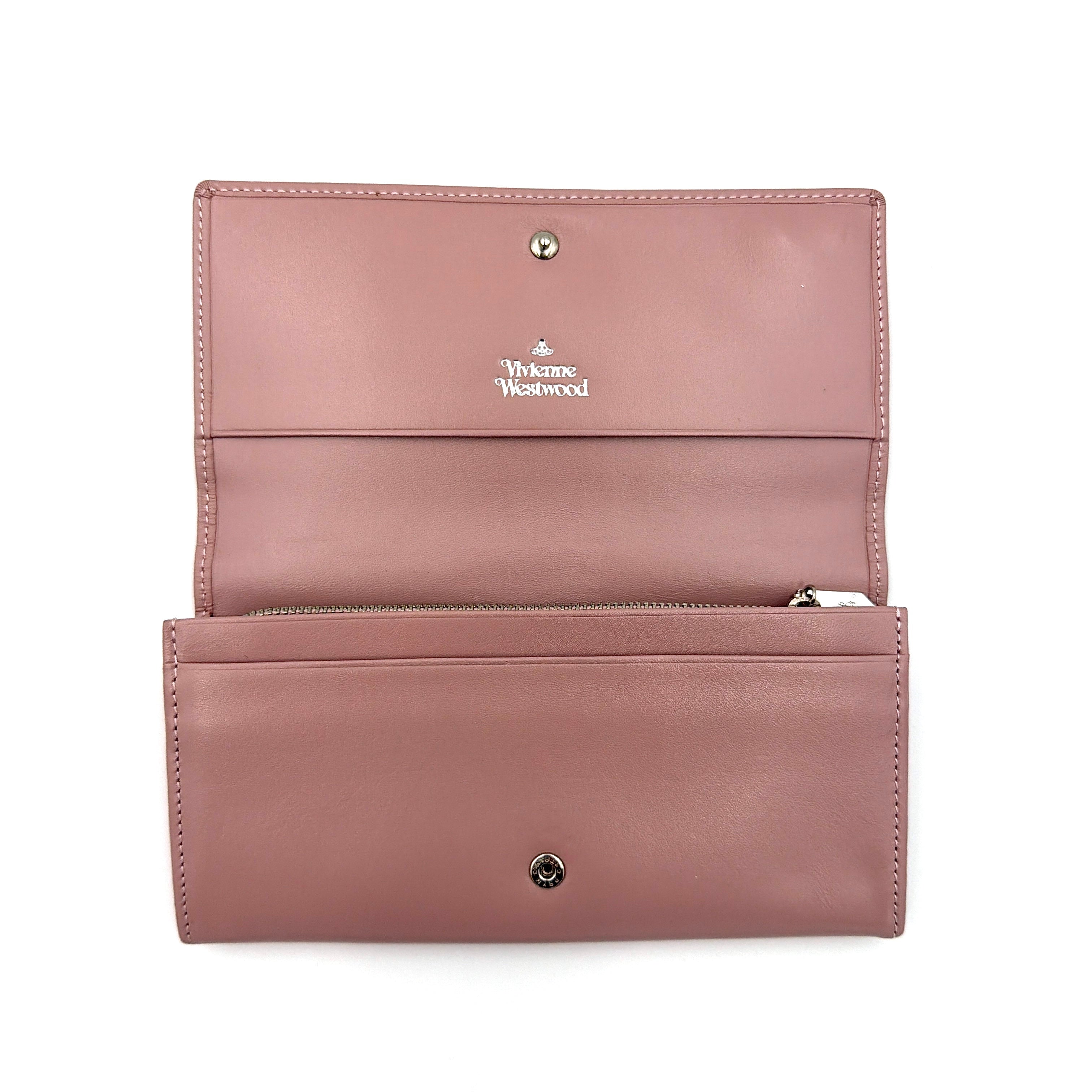 Vivienne Westwood Orb Long Wallet Light Pink