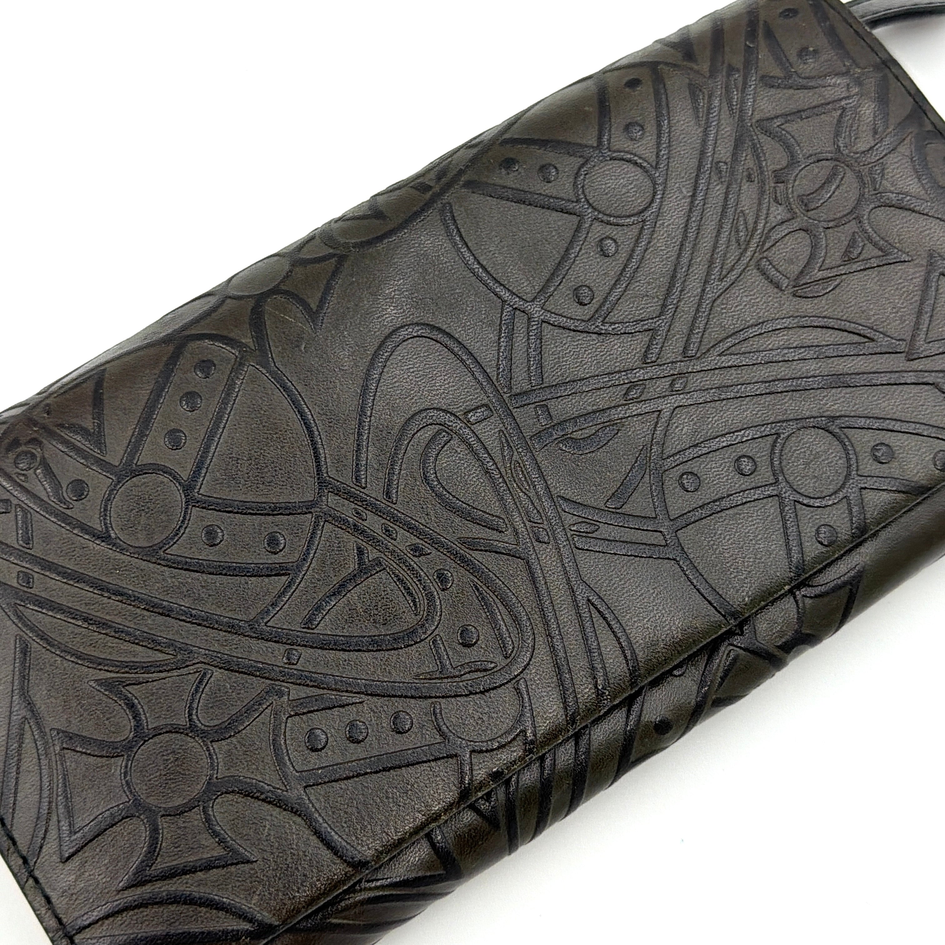 Vivienne Westwood Multi Orb Pattern Long Wallet Black