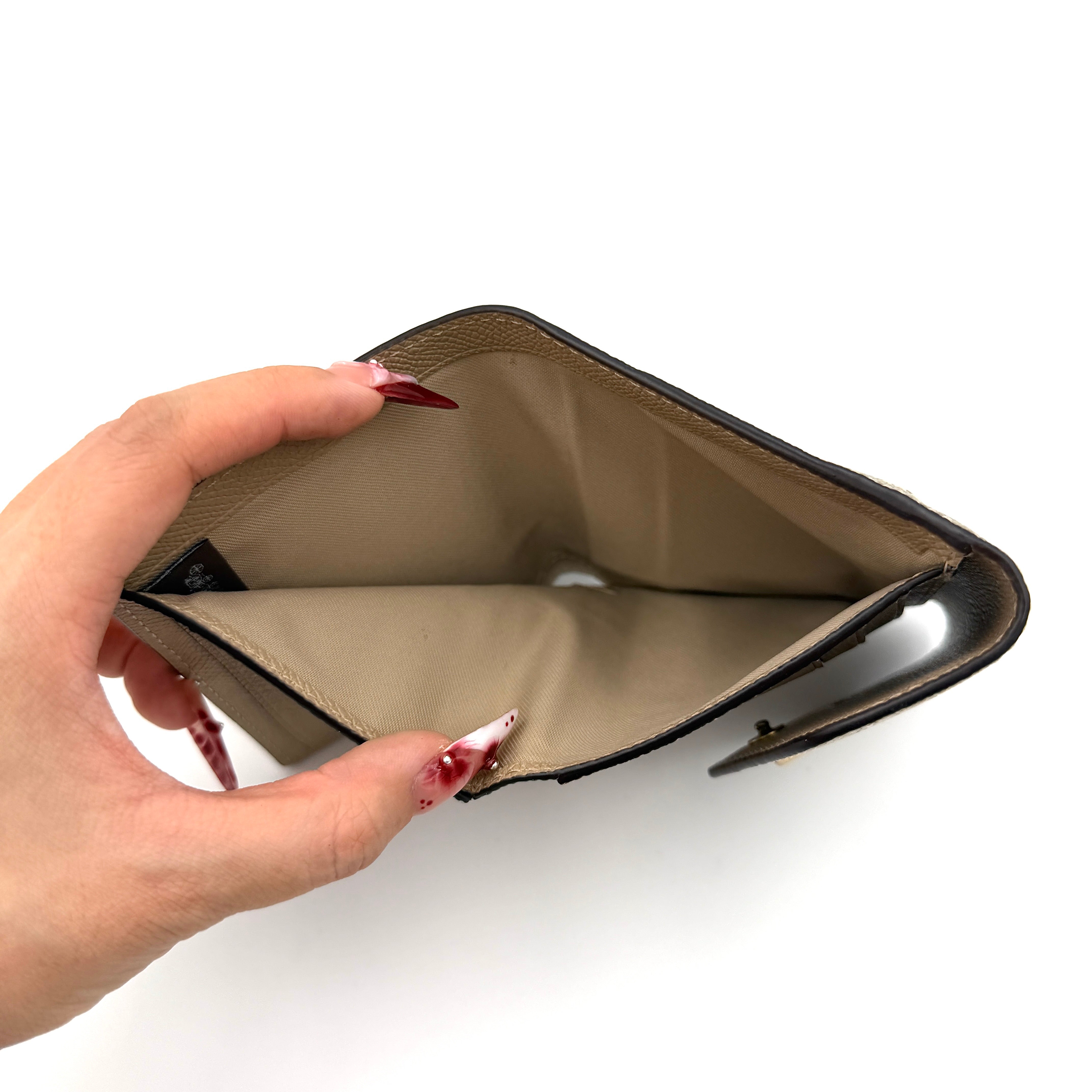 Coach Wyn Metallic Small Wallet