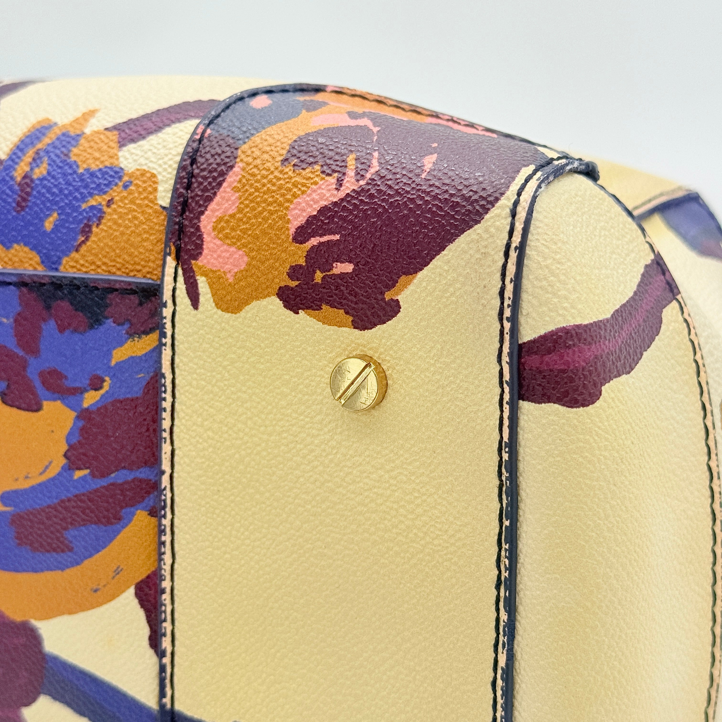 Tory Burch 2Way Robinson Middy Satchel Handbag Multi