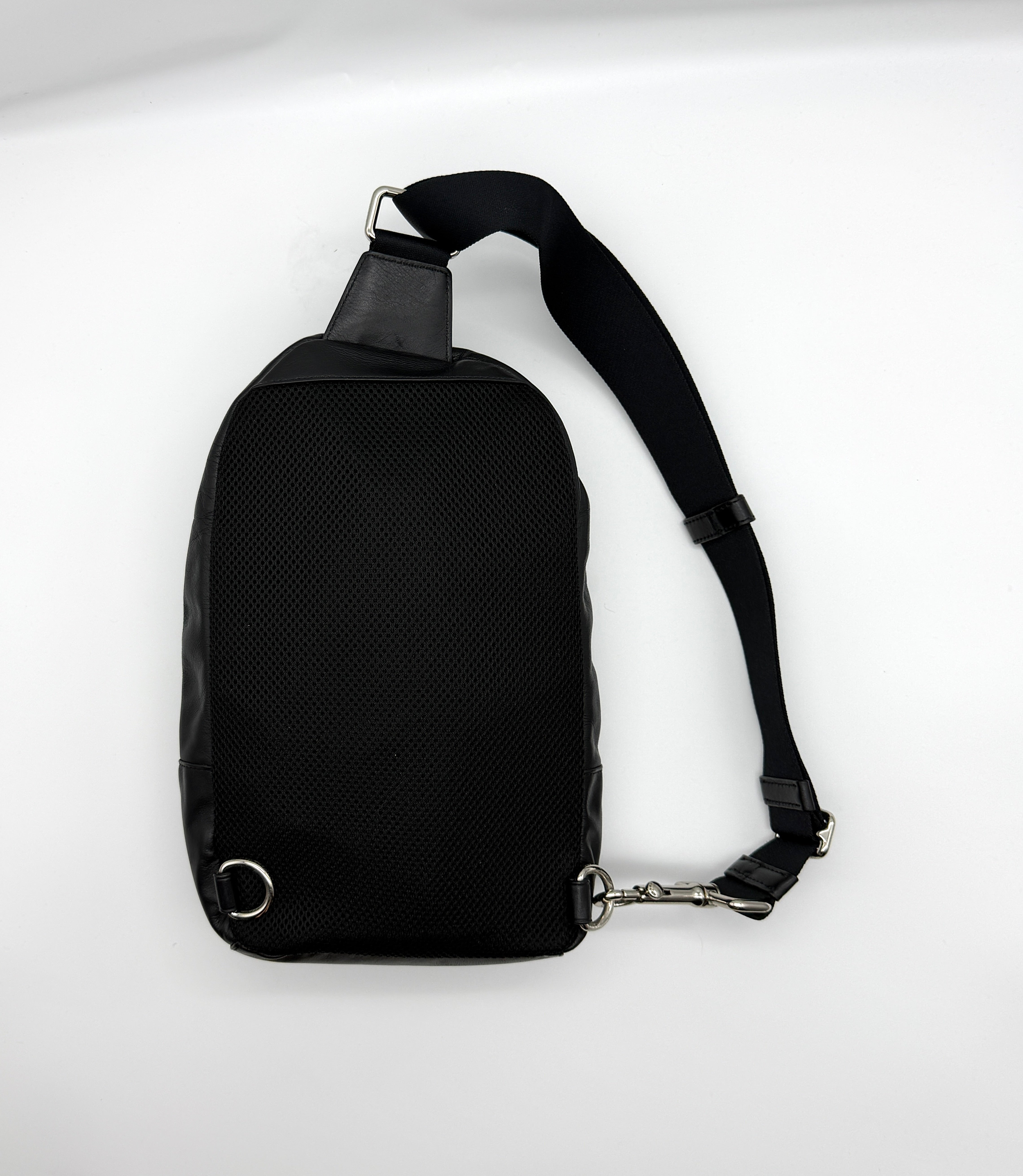 Coach Signature Charlie Crossbody Bag Black/Grey