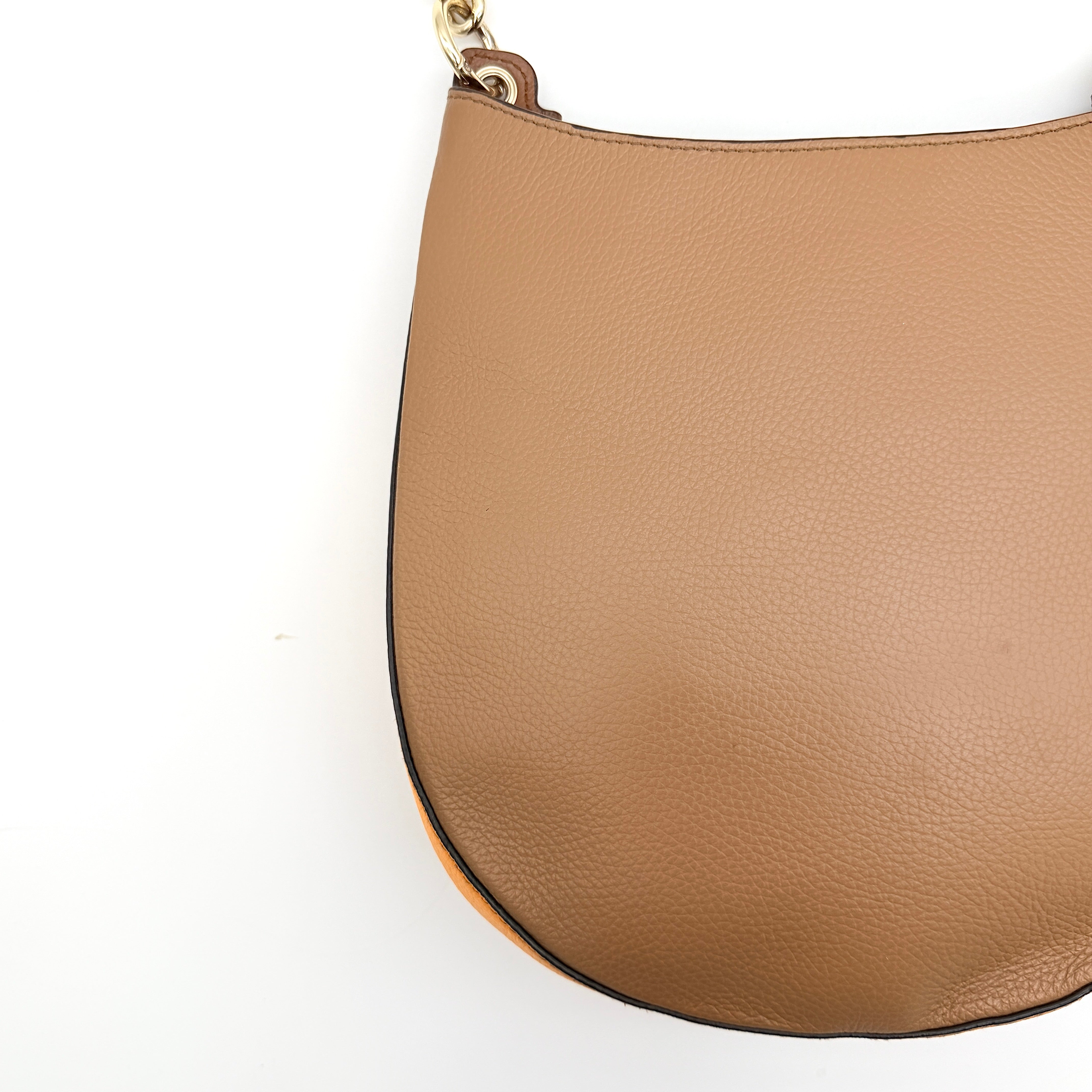 Furla 2Way Afrodite Hobo Shoulder Bag Brown