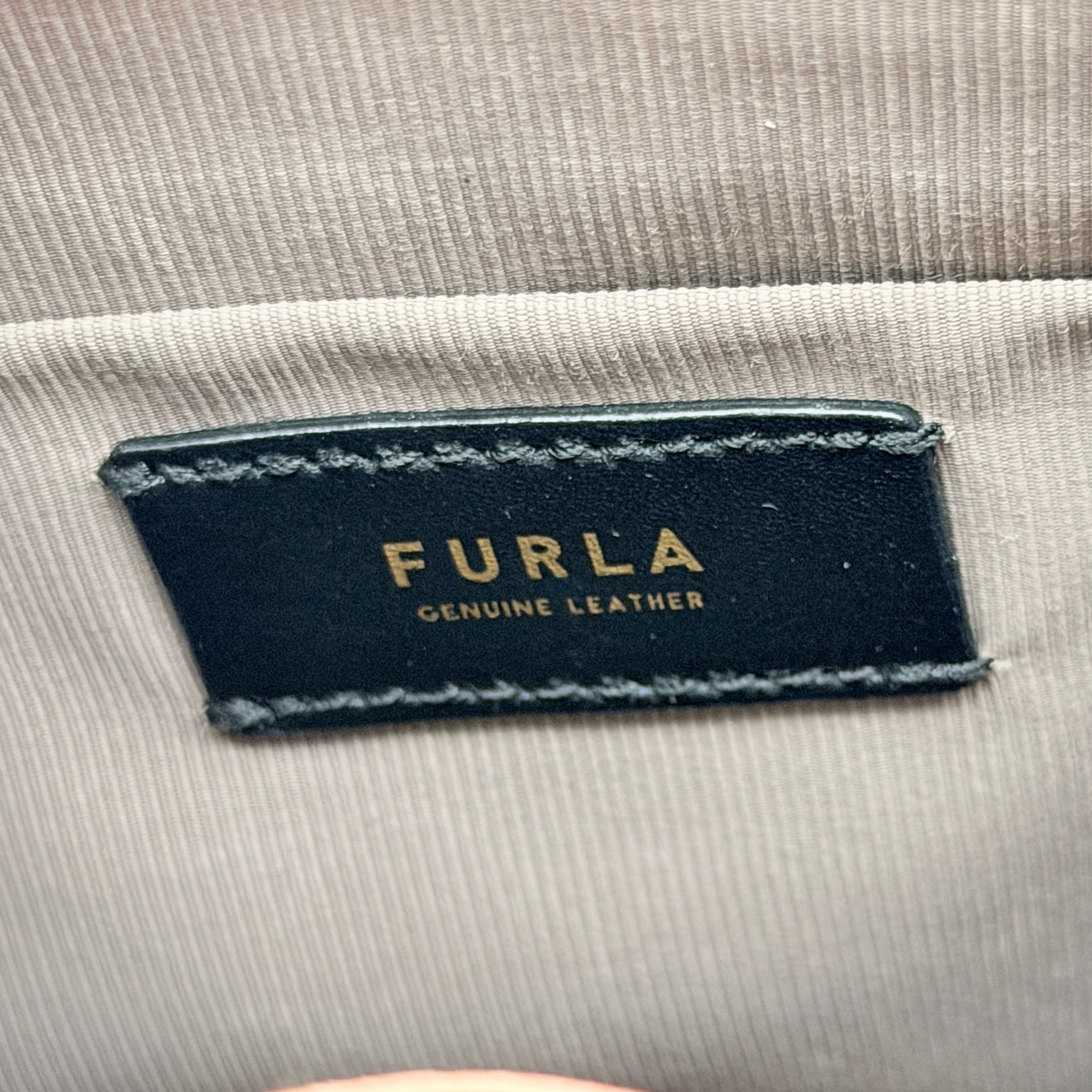 Furla 2Way Afrodite Hobo Shoulder Bag Brown