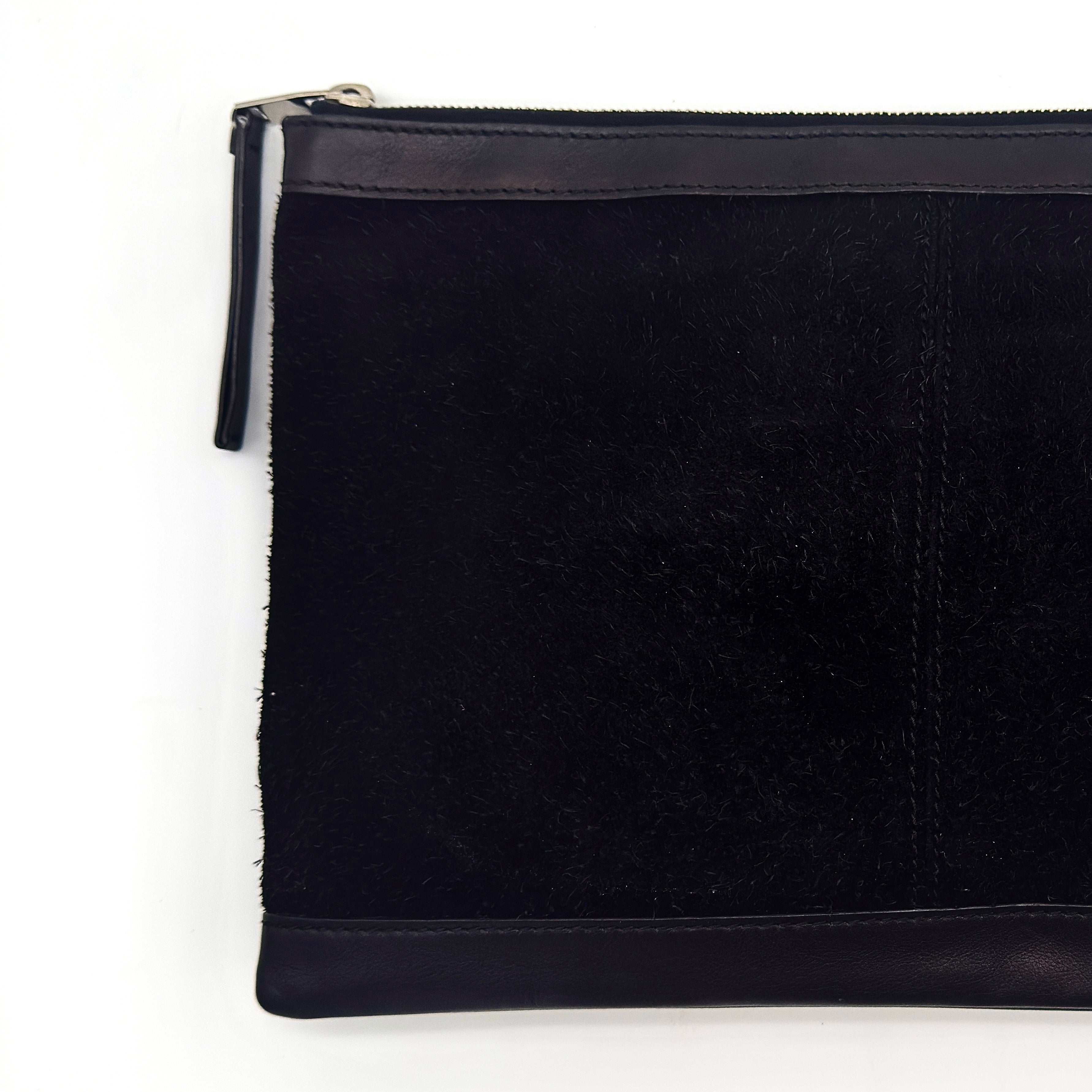 Balenciaga City Clip Clutch Bag Black