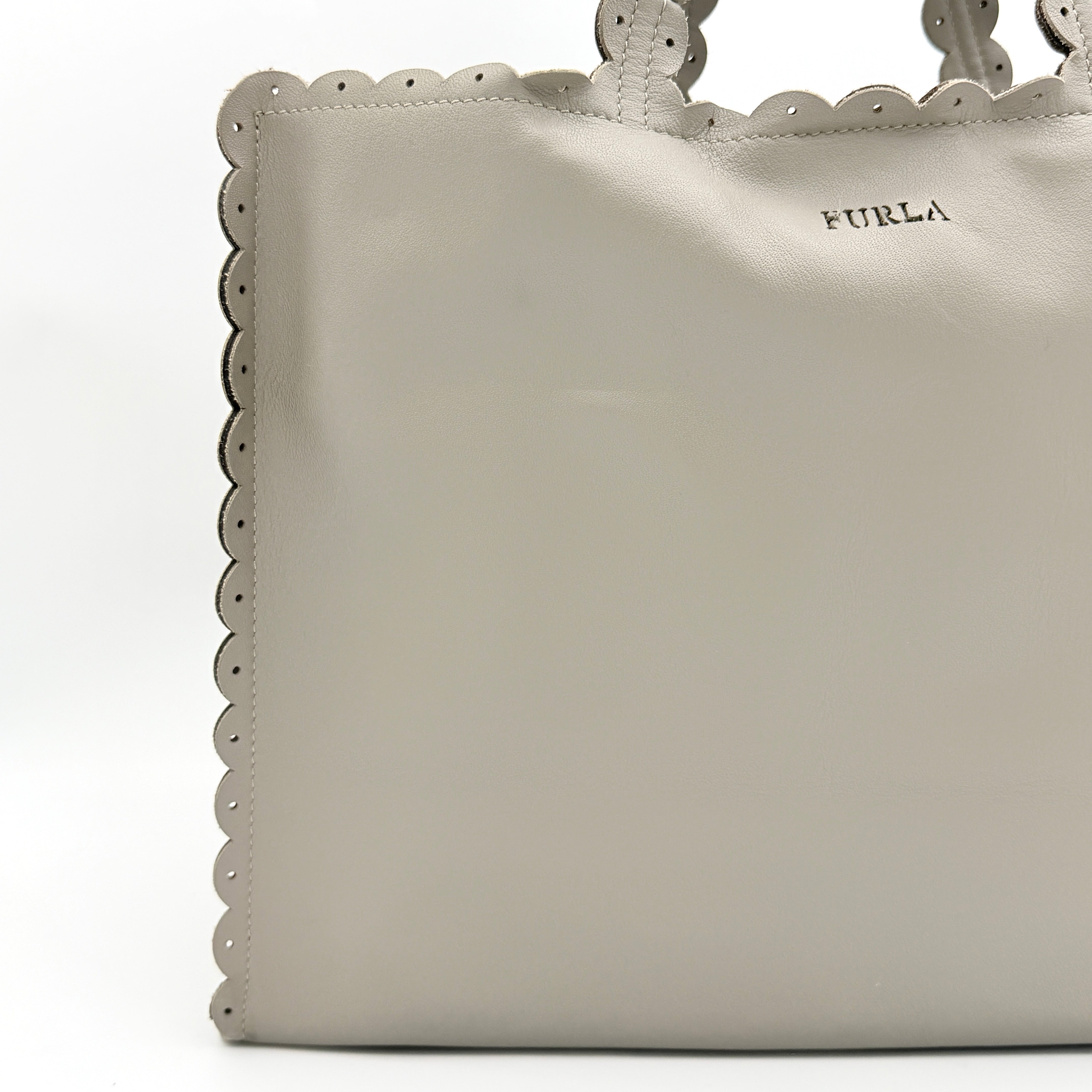 Furla 2Way Merletto Handbag Grey