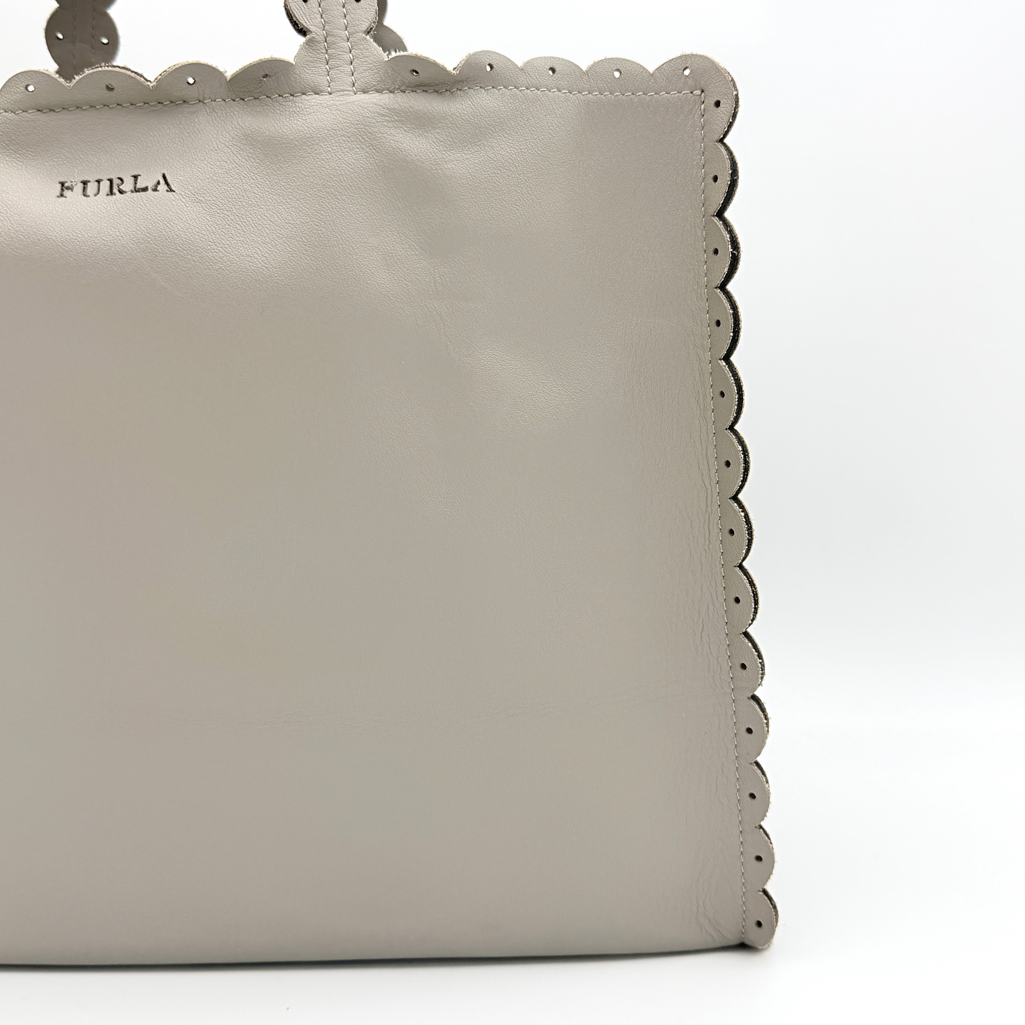 Furla 2Way Merletto Handbag Grey