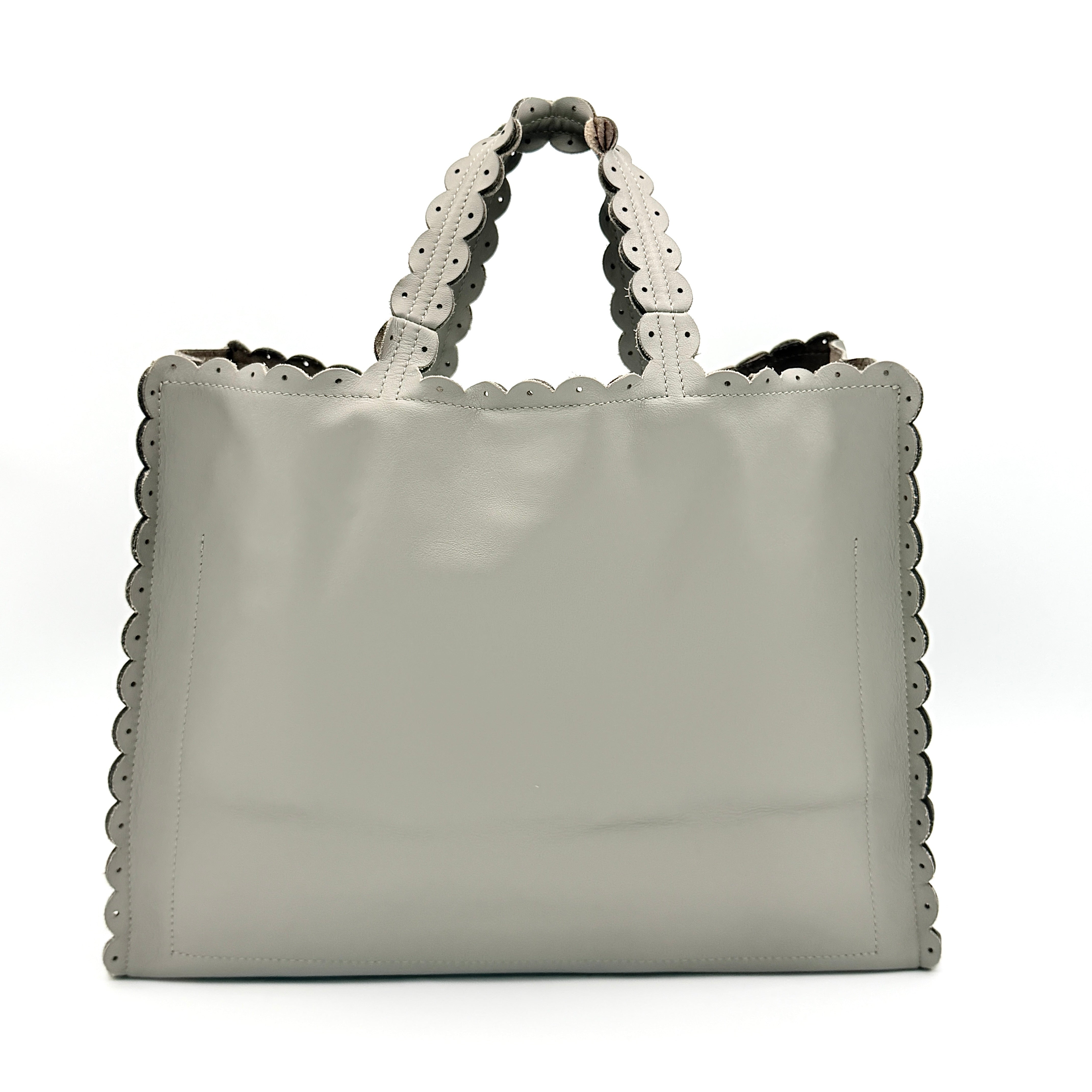 Furla 2Way Merletto Handbag Grey