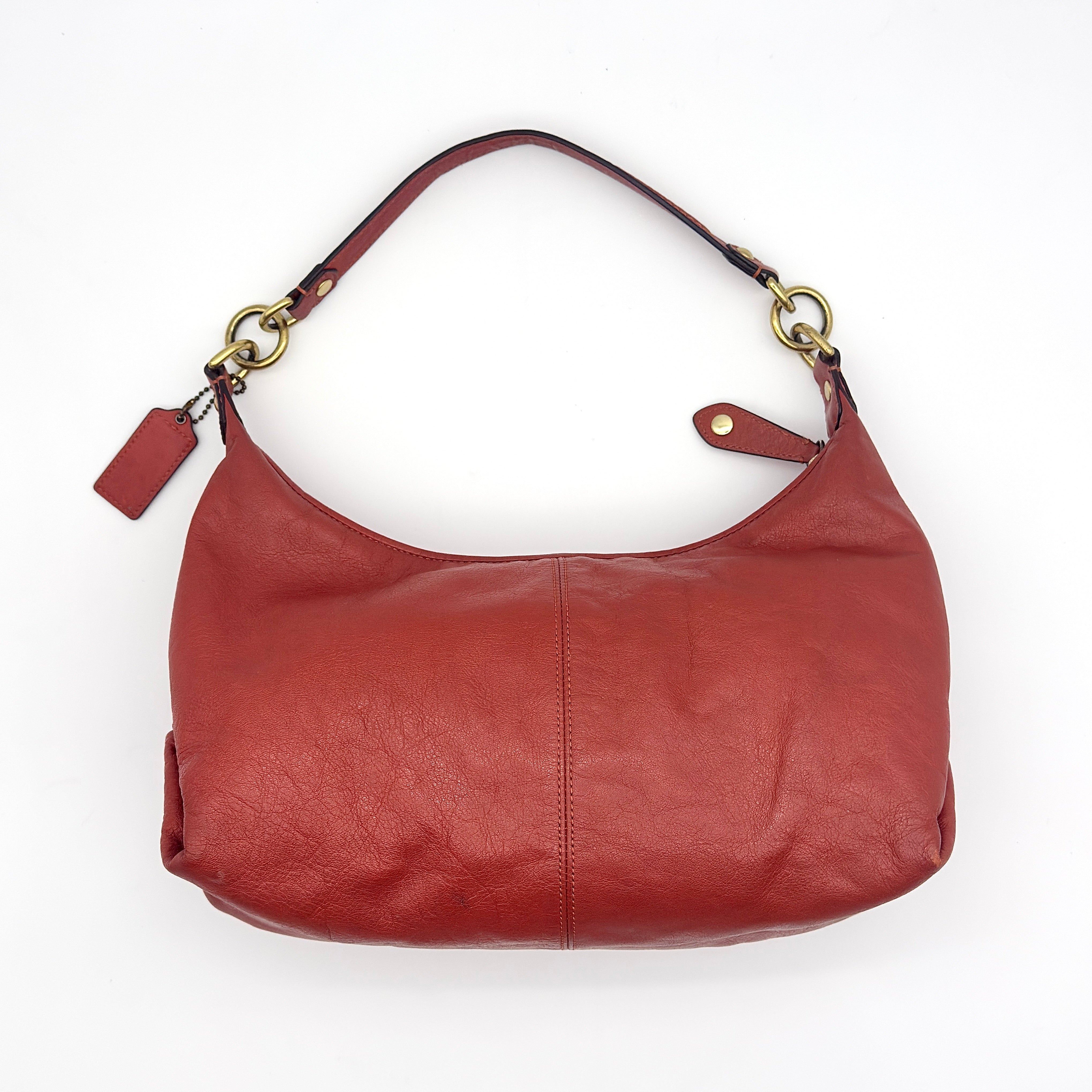 Coach Ashley Hobo Shoulder Bag Burnt Orange