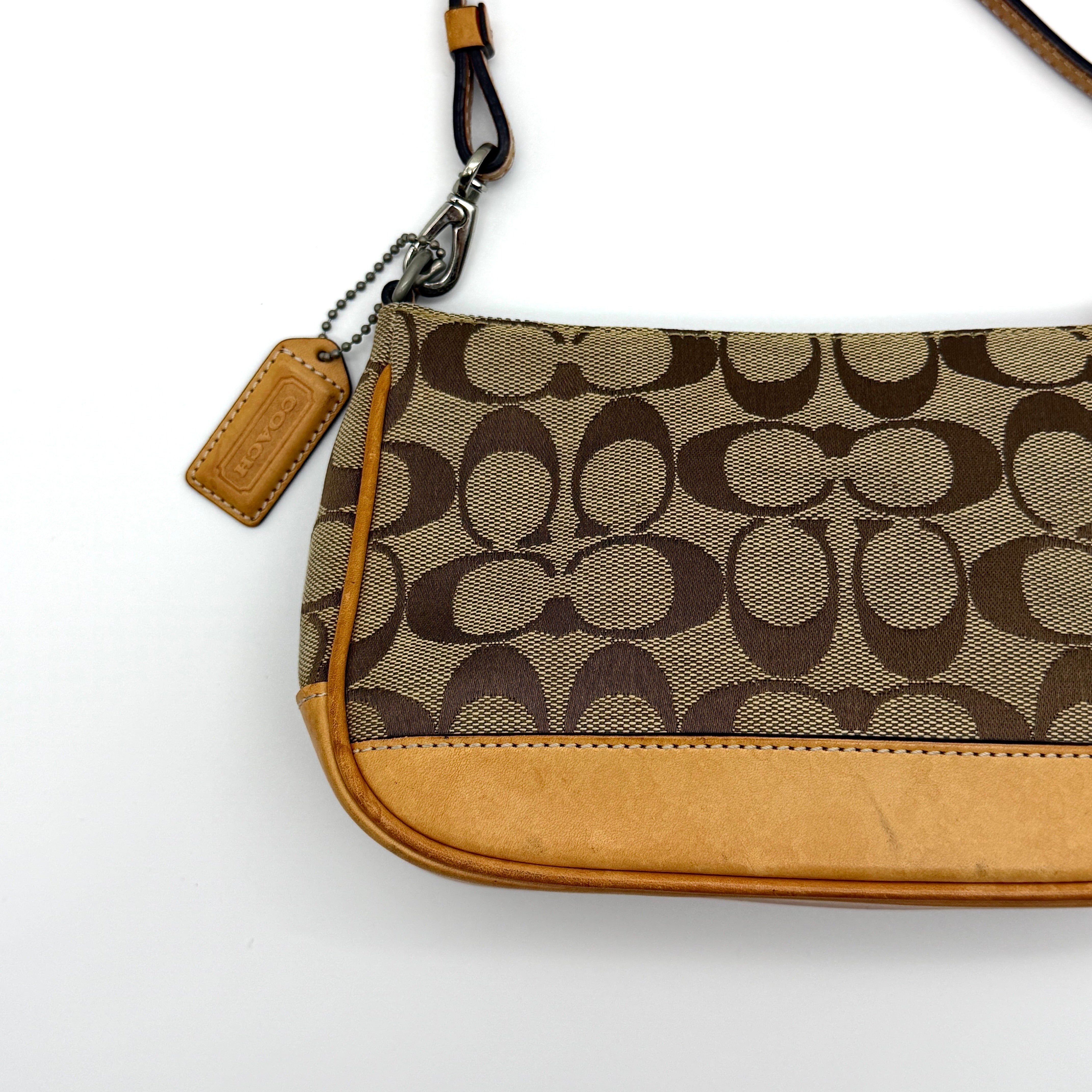 Coach Y2K Demi Shoulder Bag Tan