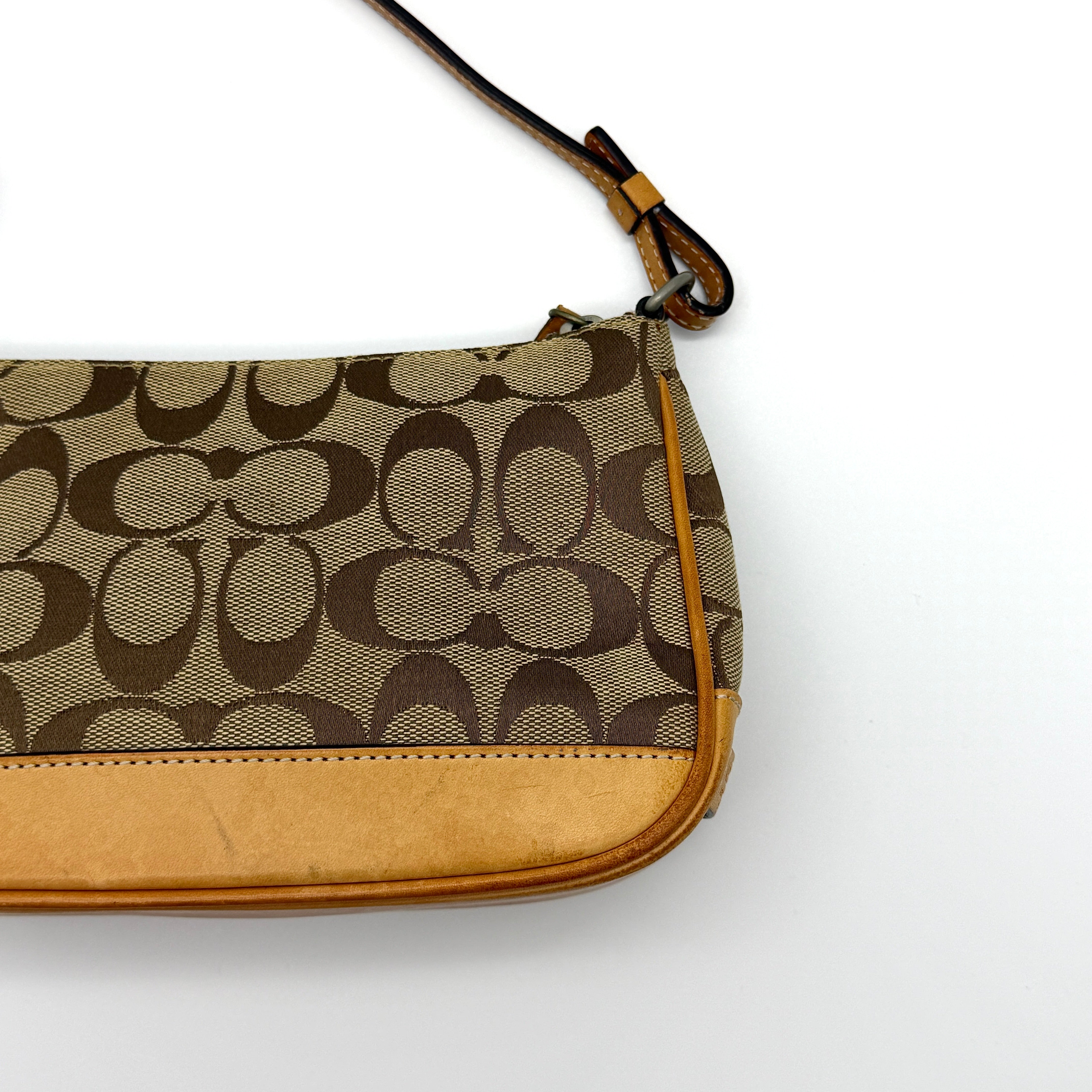 Coach Y2K Demi Shoulder Bag Tan