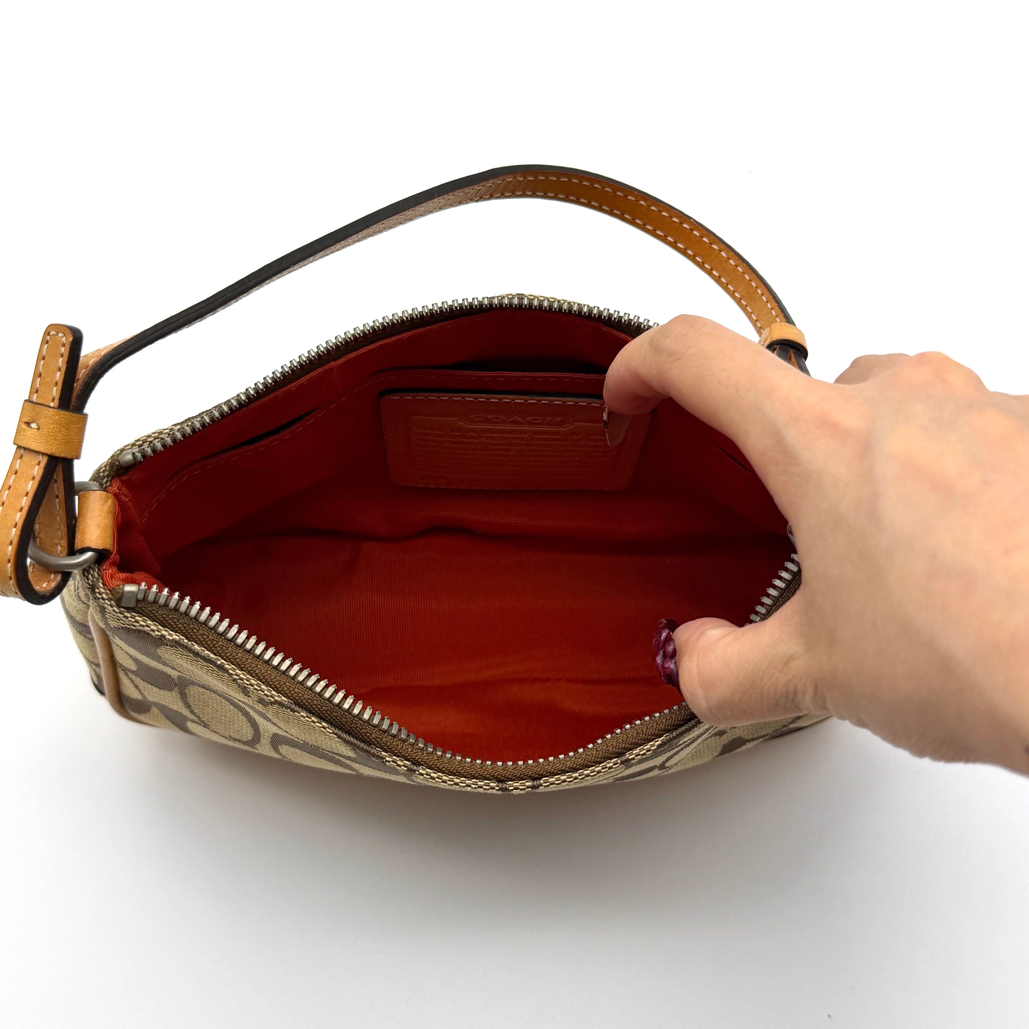 Coach Y2K Demi Shoulder Bag Tan