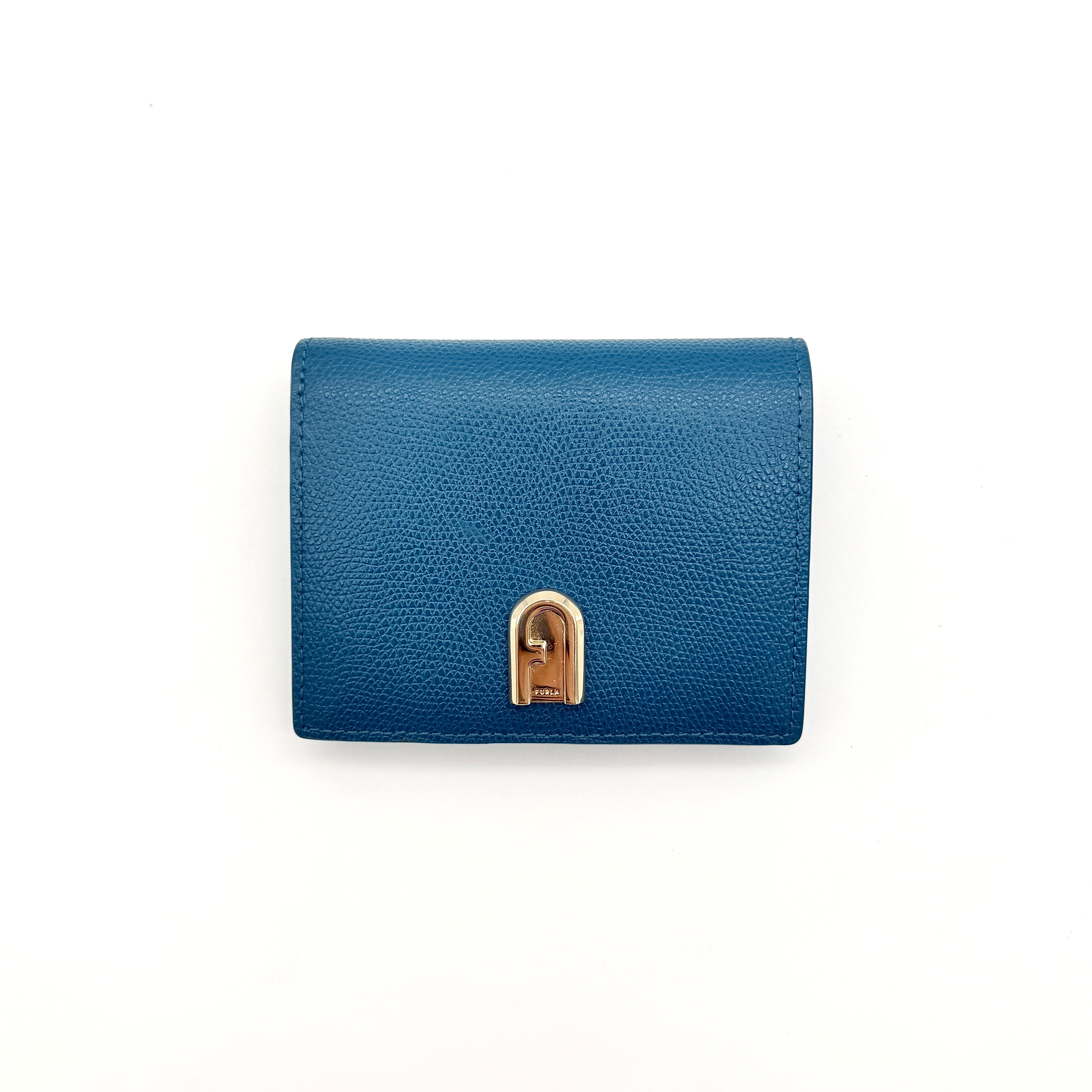 Furla 1927 Compact Wallet Blue