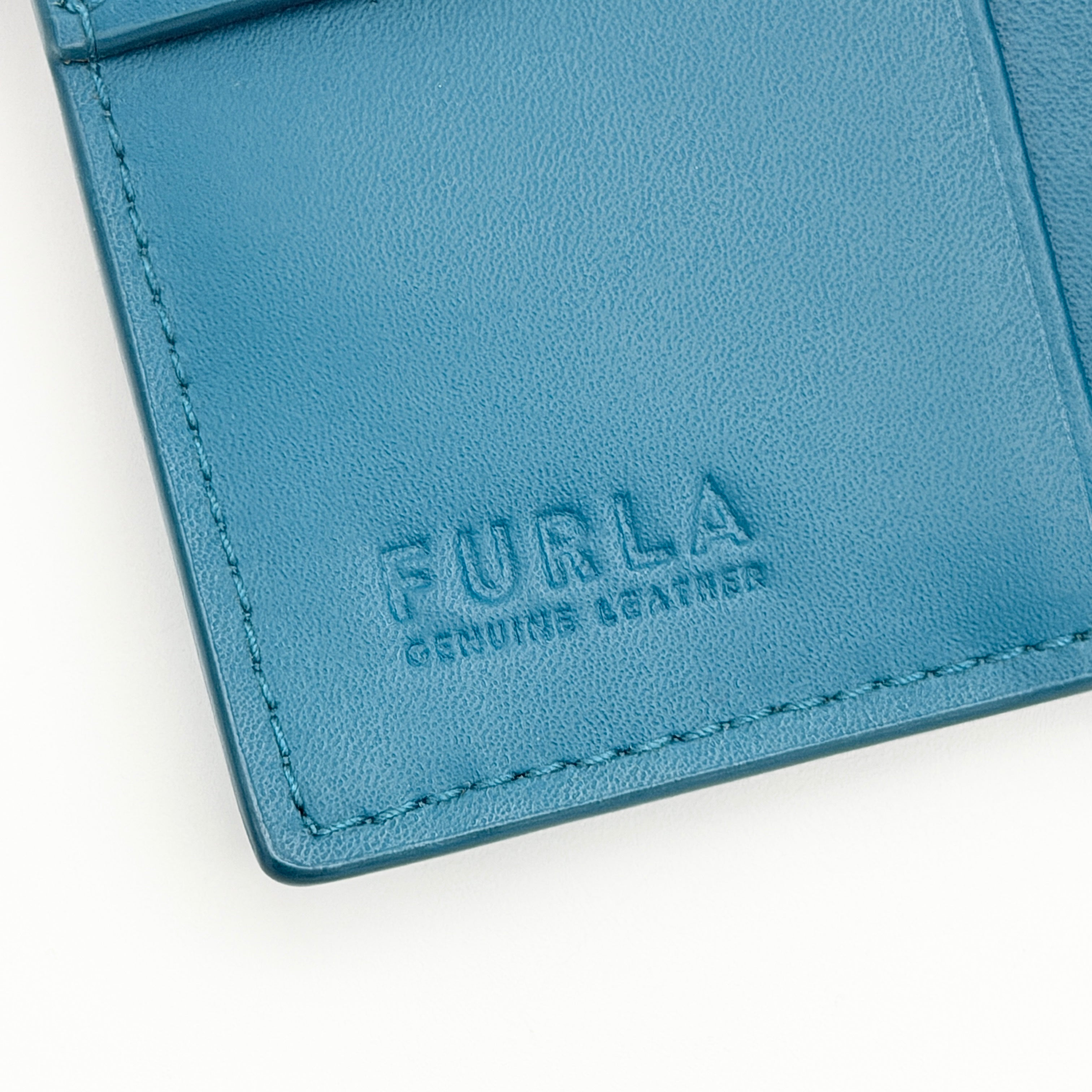 Furla 1927 Compact Wallet Blue