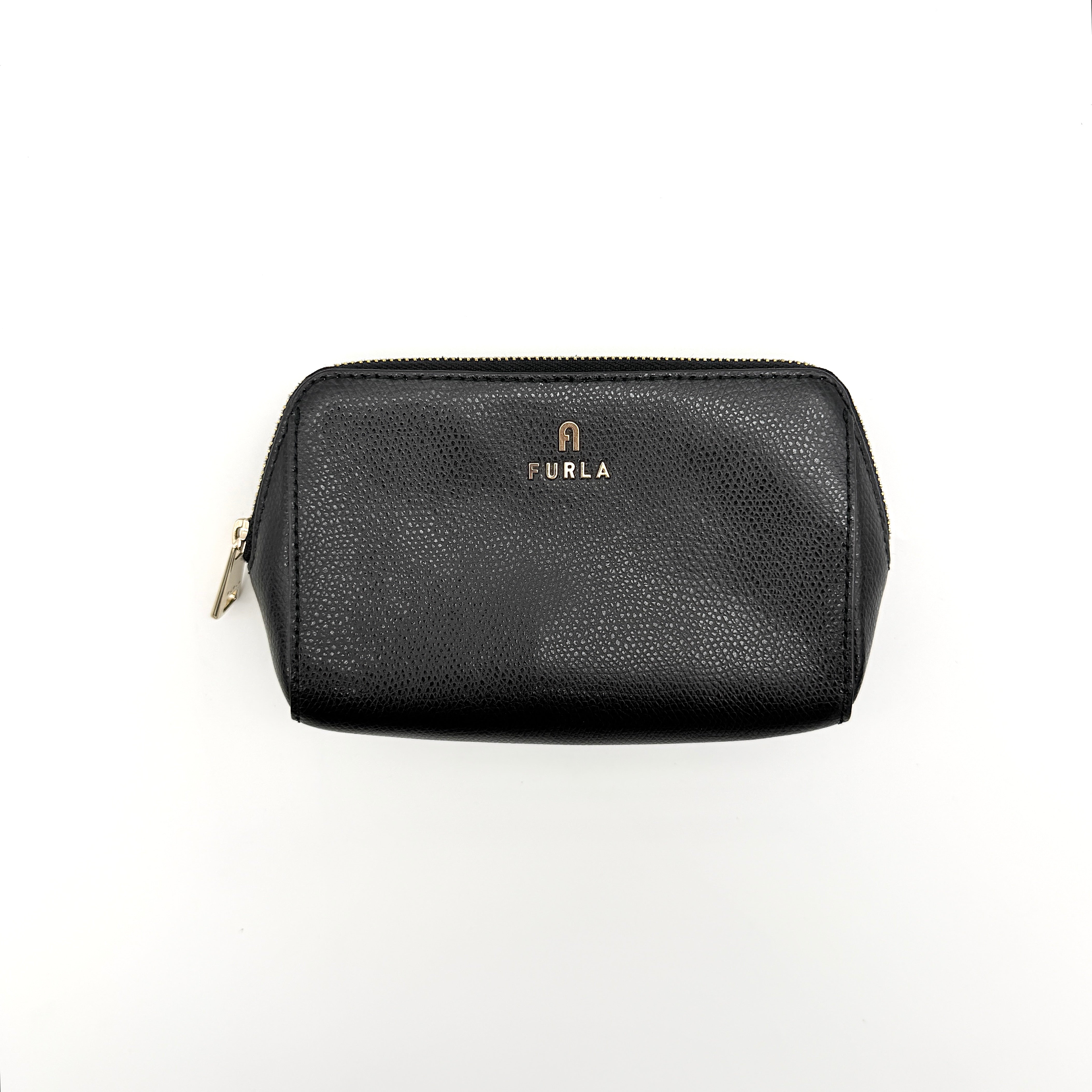 Furla Camelia Cosmetic Pouch Black