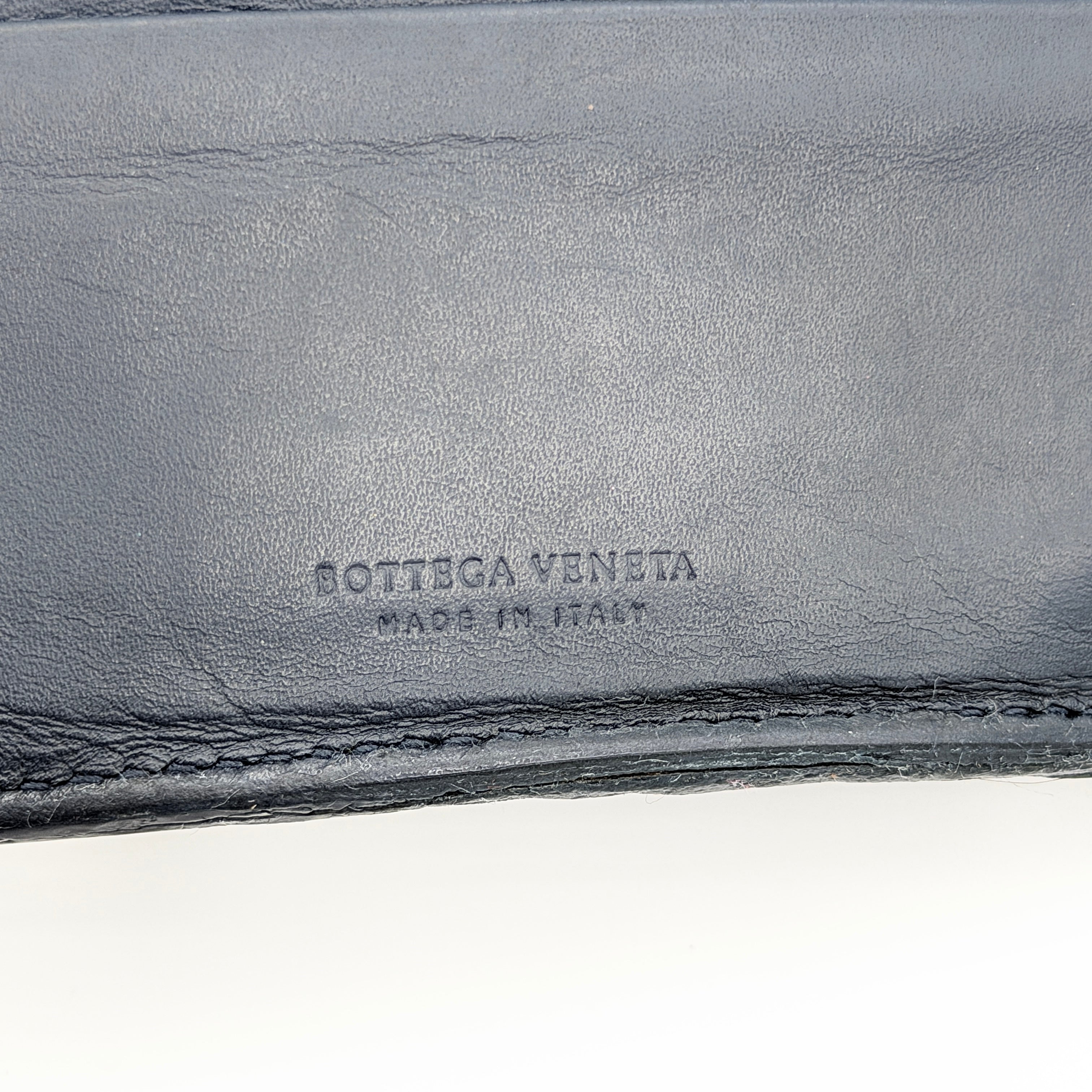 Bottega Veneta Intrecciato Wallet Black