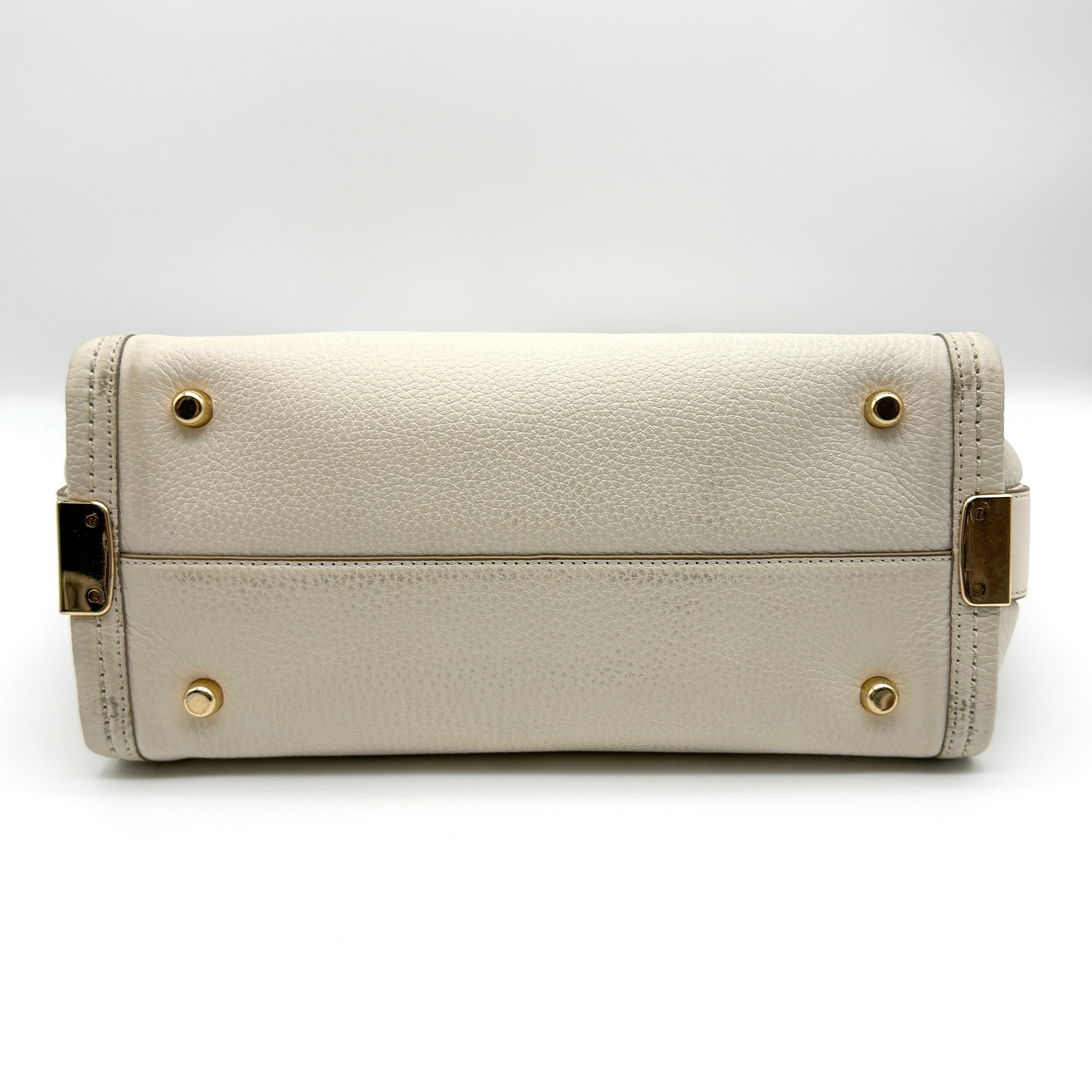 Coach 2Way Swagger Carryall Handbag White