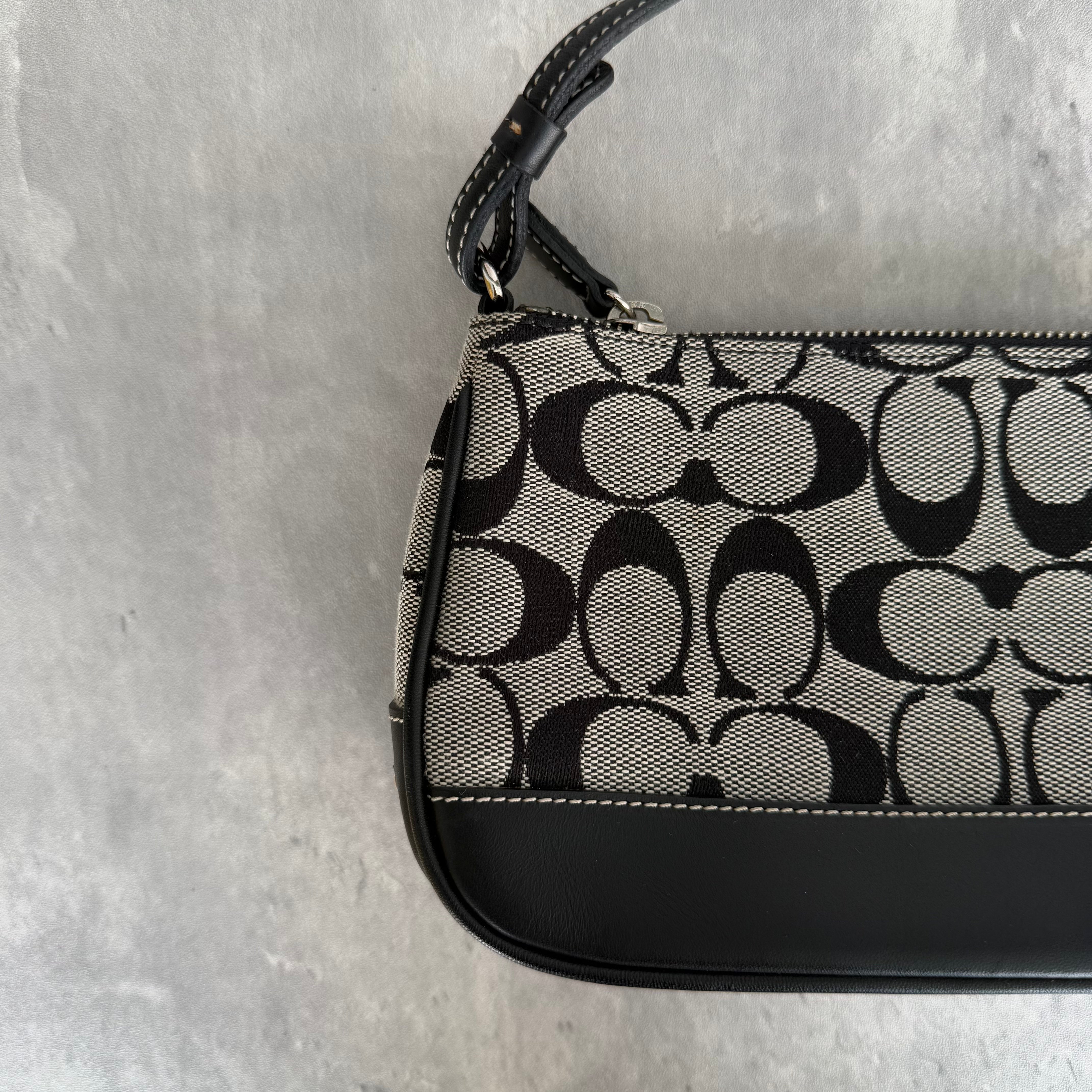 Coach Y2K Demi Shoulder Bag Grey/Black