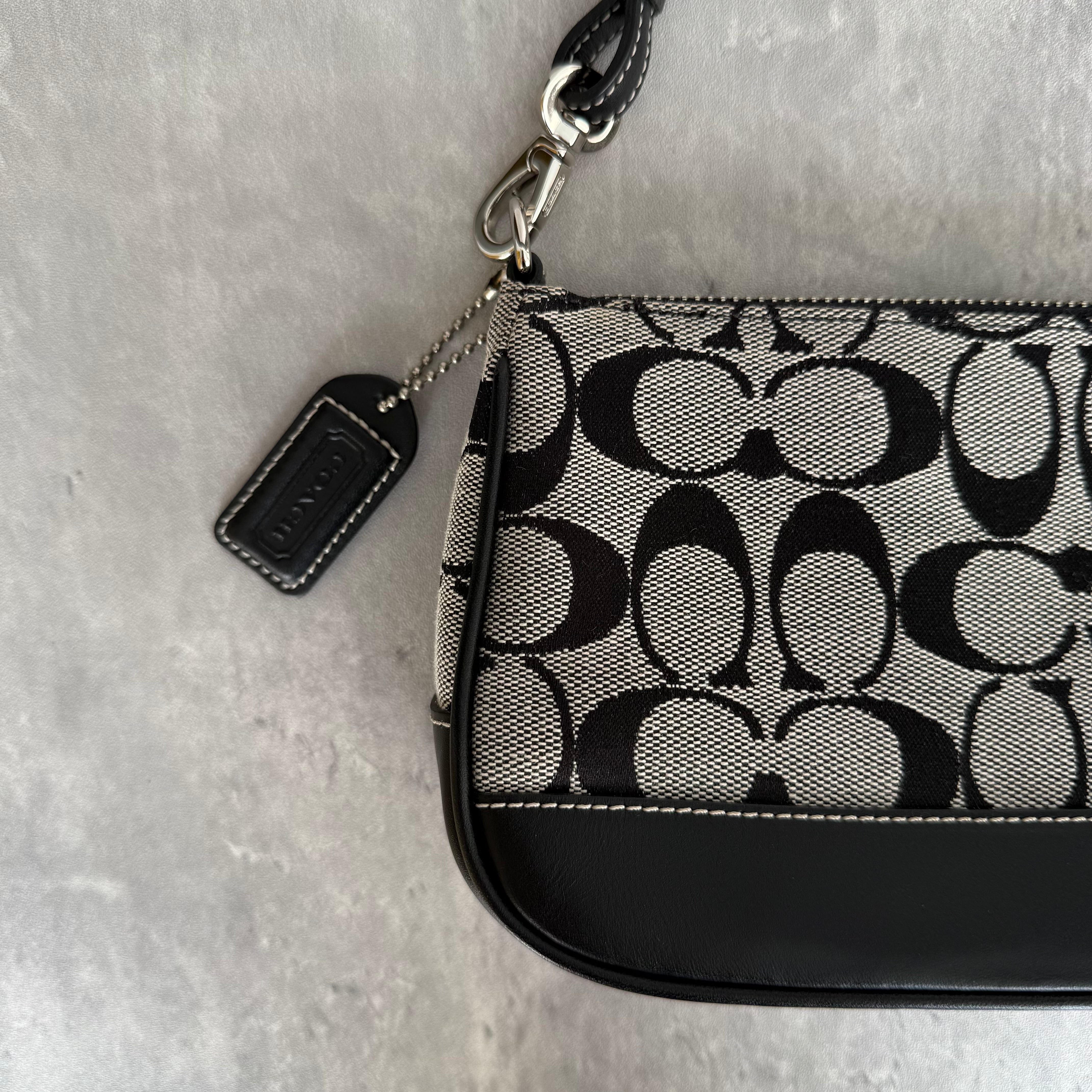 Coach Y2K Demi Shoulder Bag Grey/Black